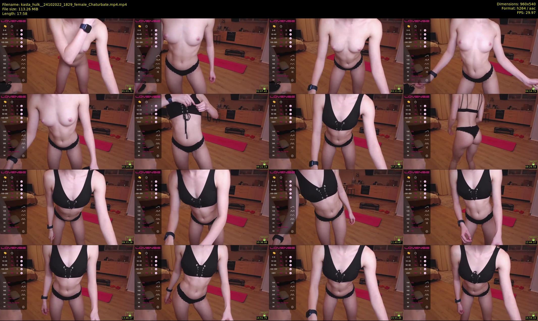 kasta_hulk_ — 18 minute Chaturbate female cam show recording, 480p, Oct 24, 2022