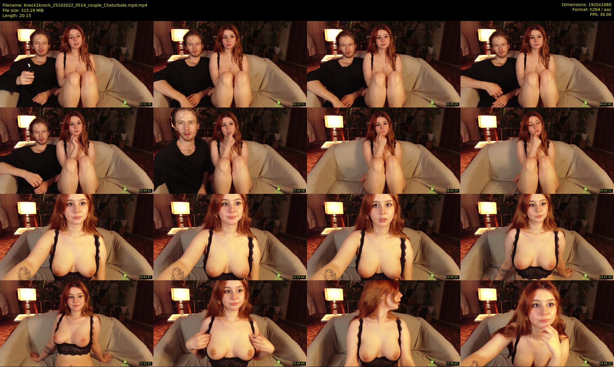 knock1knock — 21 minute Chaturbate couple cam show recording, 1080p, Oct 25, 2022