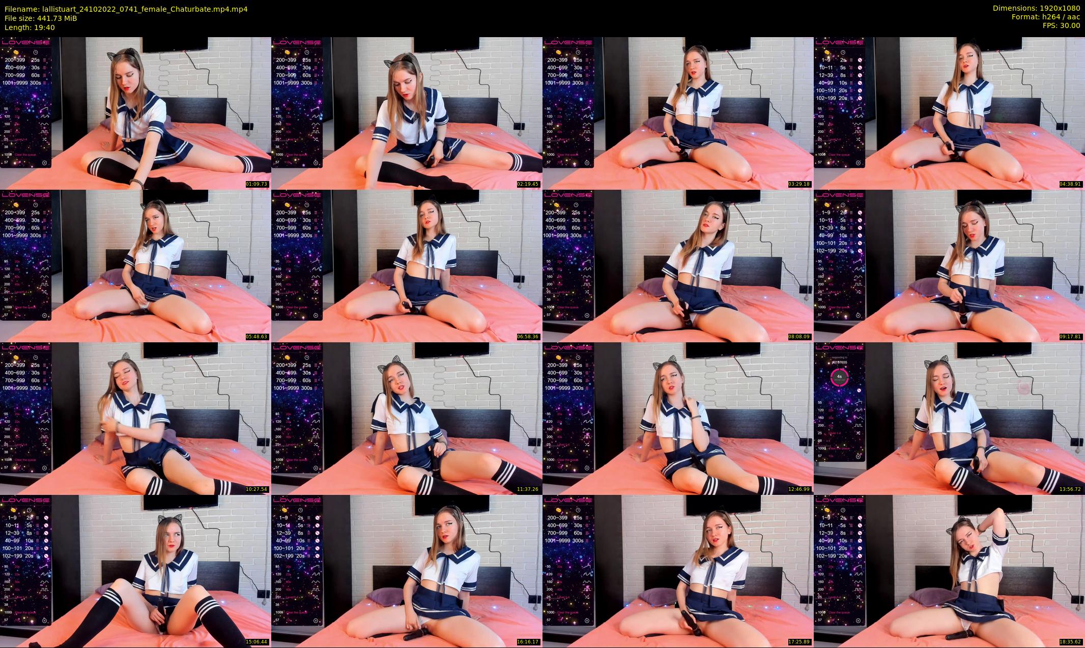 lallistuart — 20 minute Chaturbate female cam show recording, 1080p, Oct 24, 2022