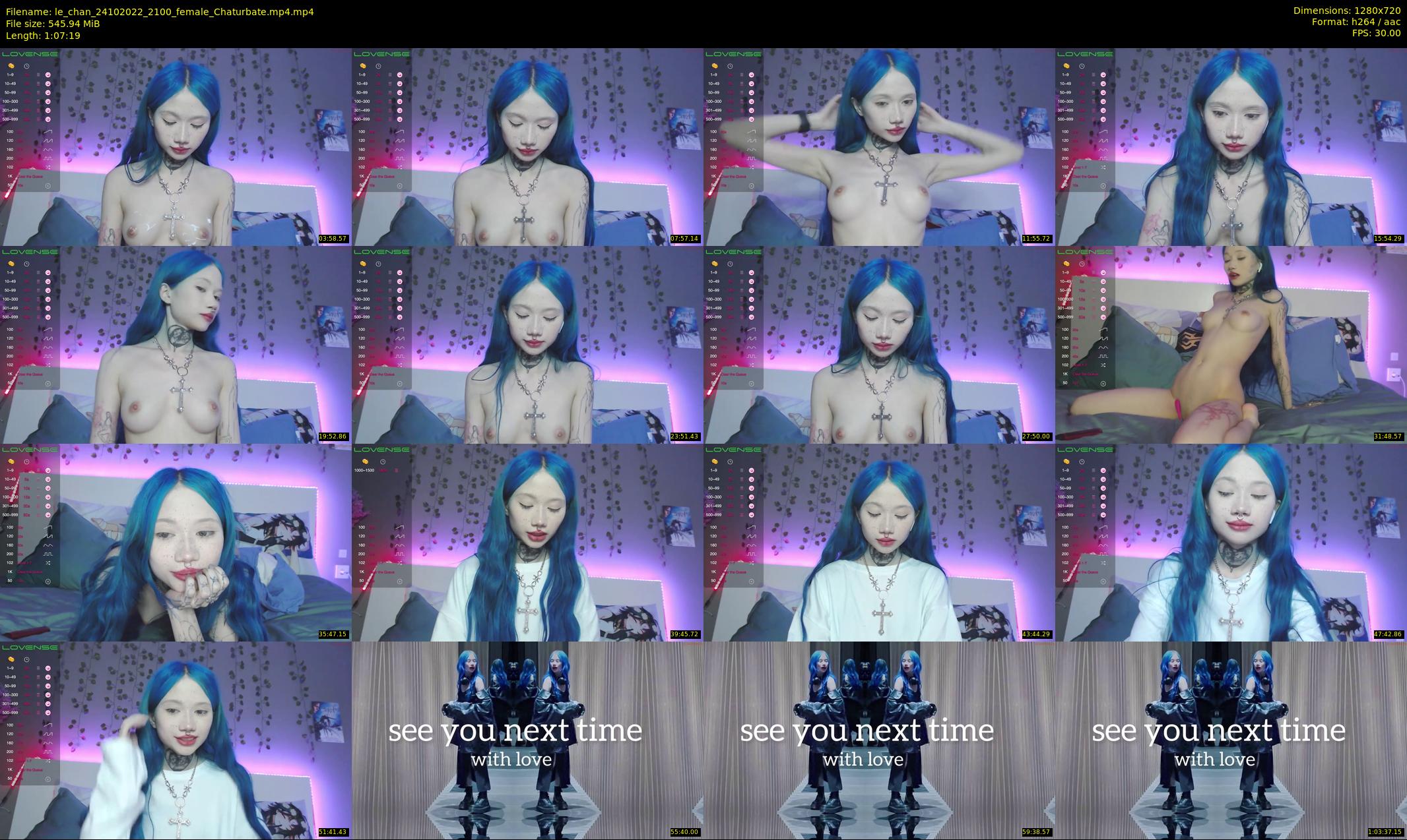 le_chan — 68 minute Chaturbate female cam show recording, 720p, Oct 24, 2022