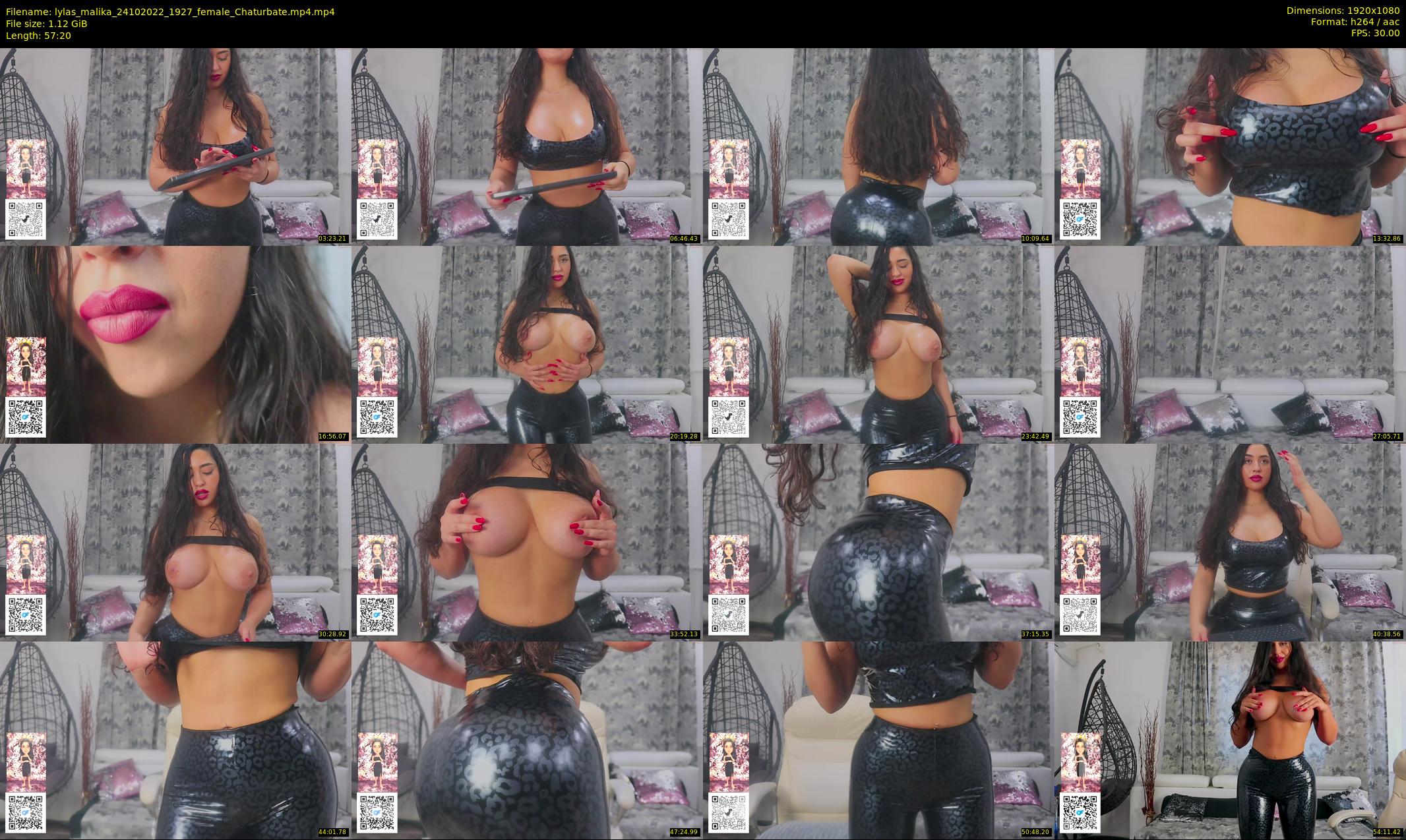 lylas_malika — 58 minute Chaturbate female cam show recording, 1080p, Oct 24, 2022