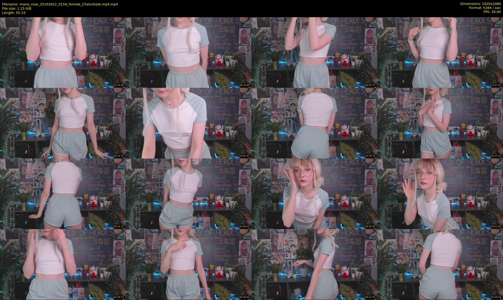 mana_rose — 56 minute Chaturbate female cam show recording, 1080p, Oct 25, 2022