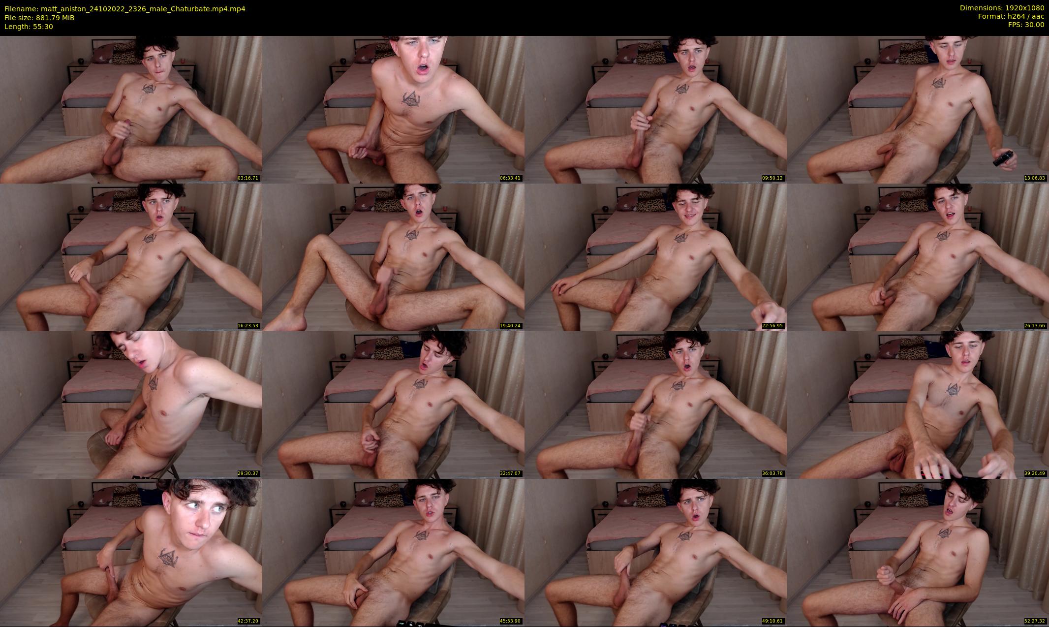 matt_aniston — 56 minute Chaturbate male cam show recording, 1080p, Oct 24, 2022