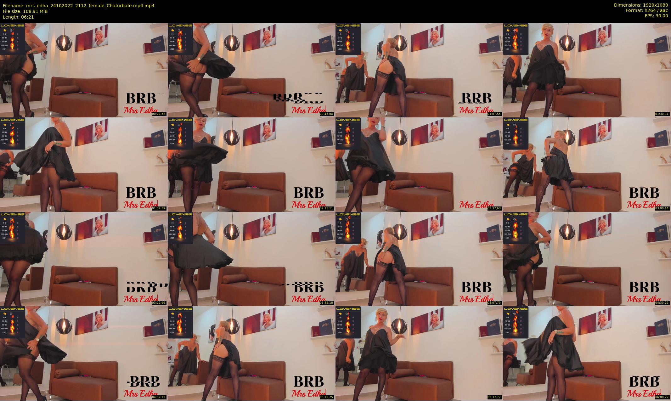 mrs_edha — 7 minute Chaturbate female cam show recording, 1080p, Oct 24, 2022
