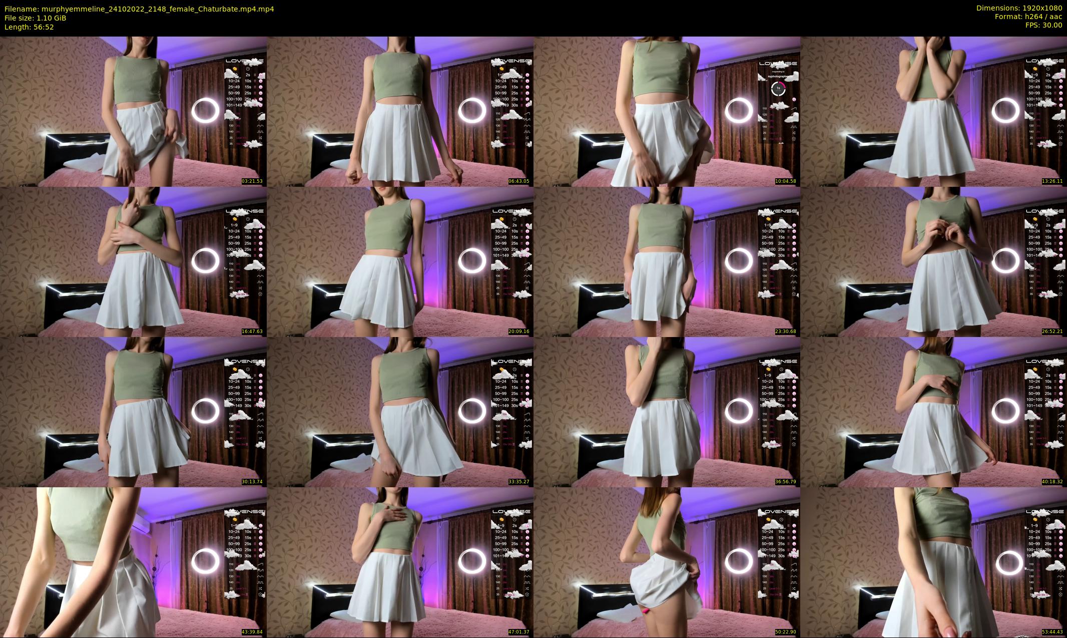 murphyemmeline — 57 minute Chaturbate female cam show recording, 1080p, Oct 24, 2022
