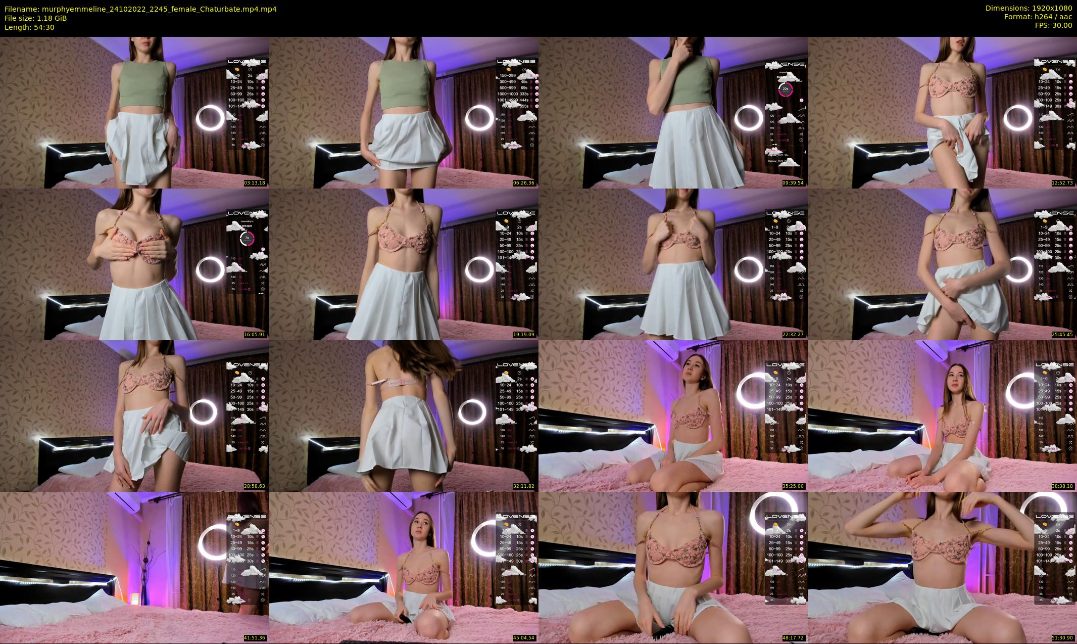 murphyemmeline — 55 minute Chaturbate female cam show recording, 1080p, Oct 24, 2022