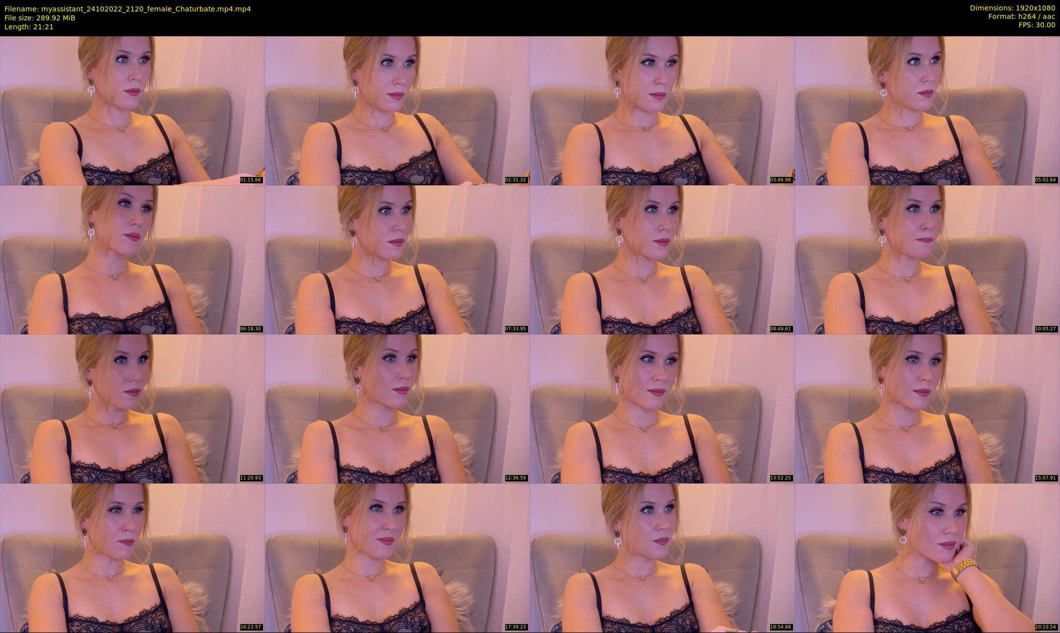 myassistant — 22 minute Chaturbate female cam show recording, 1080p, Oct 24, 2022