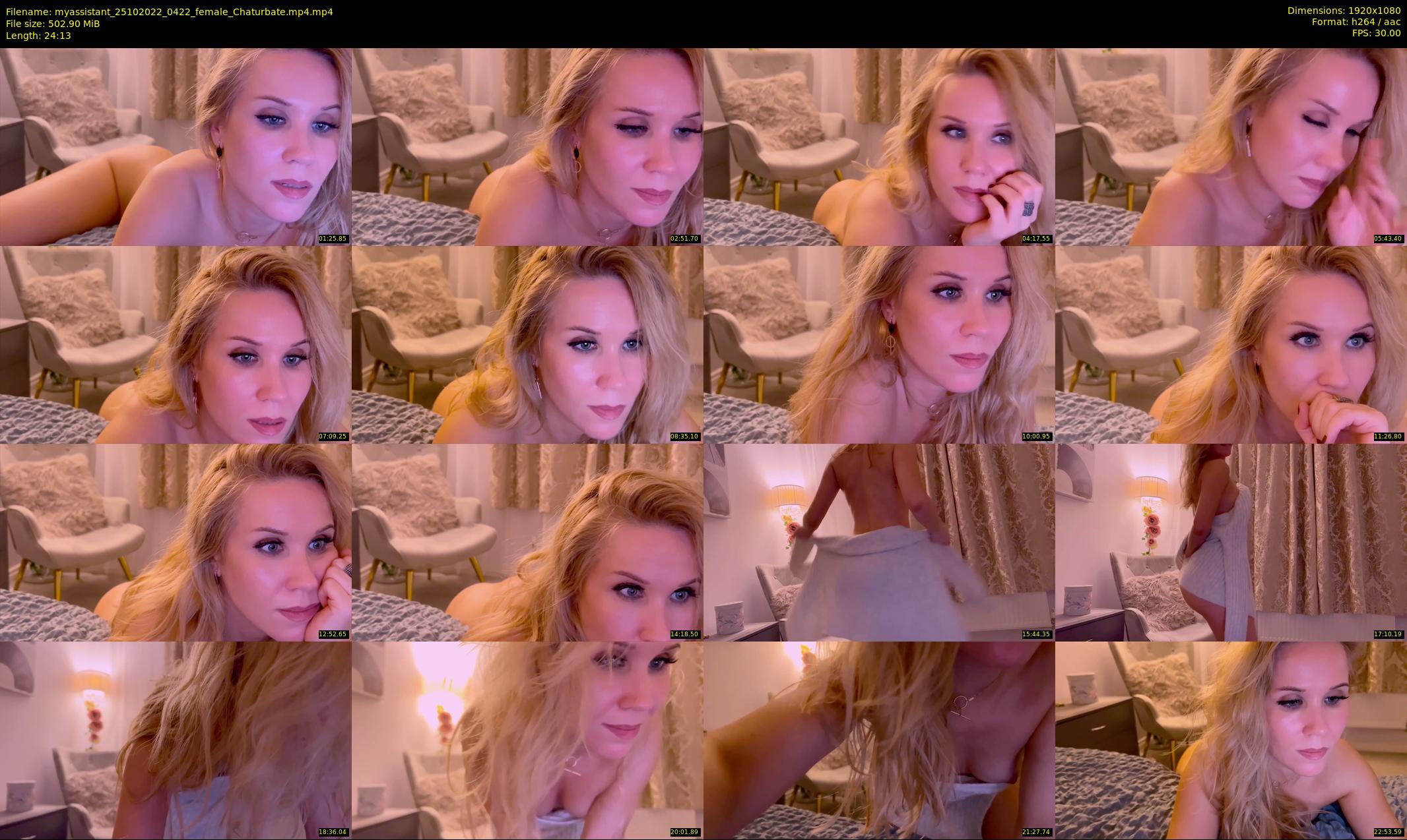 myassistant — 25 minute Chaturbate female cam show recording, 1080p, Oct 25, 2022