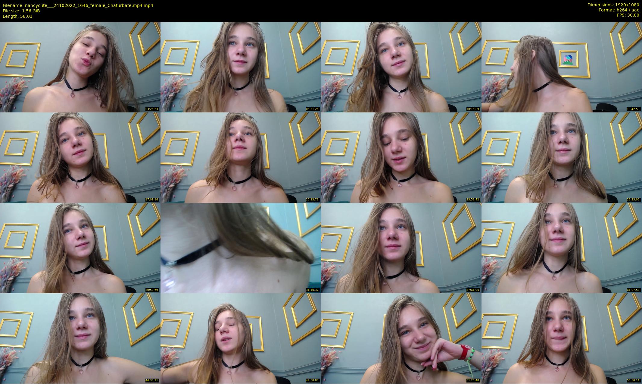 nancycute__ — 59 minute Chaturbate female cam show recording, 1080p, Oct 24, 2022