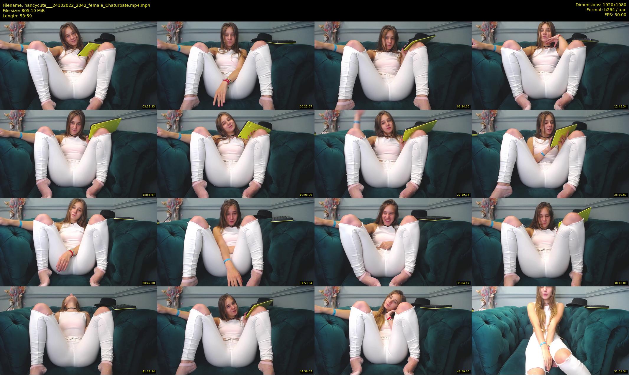 nancycute__ — 54 minute Chaturbate female cam show recording, 1080p, Oct 24, 2022