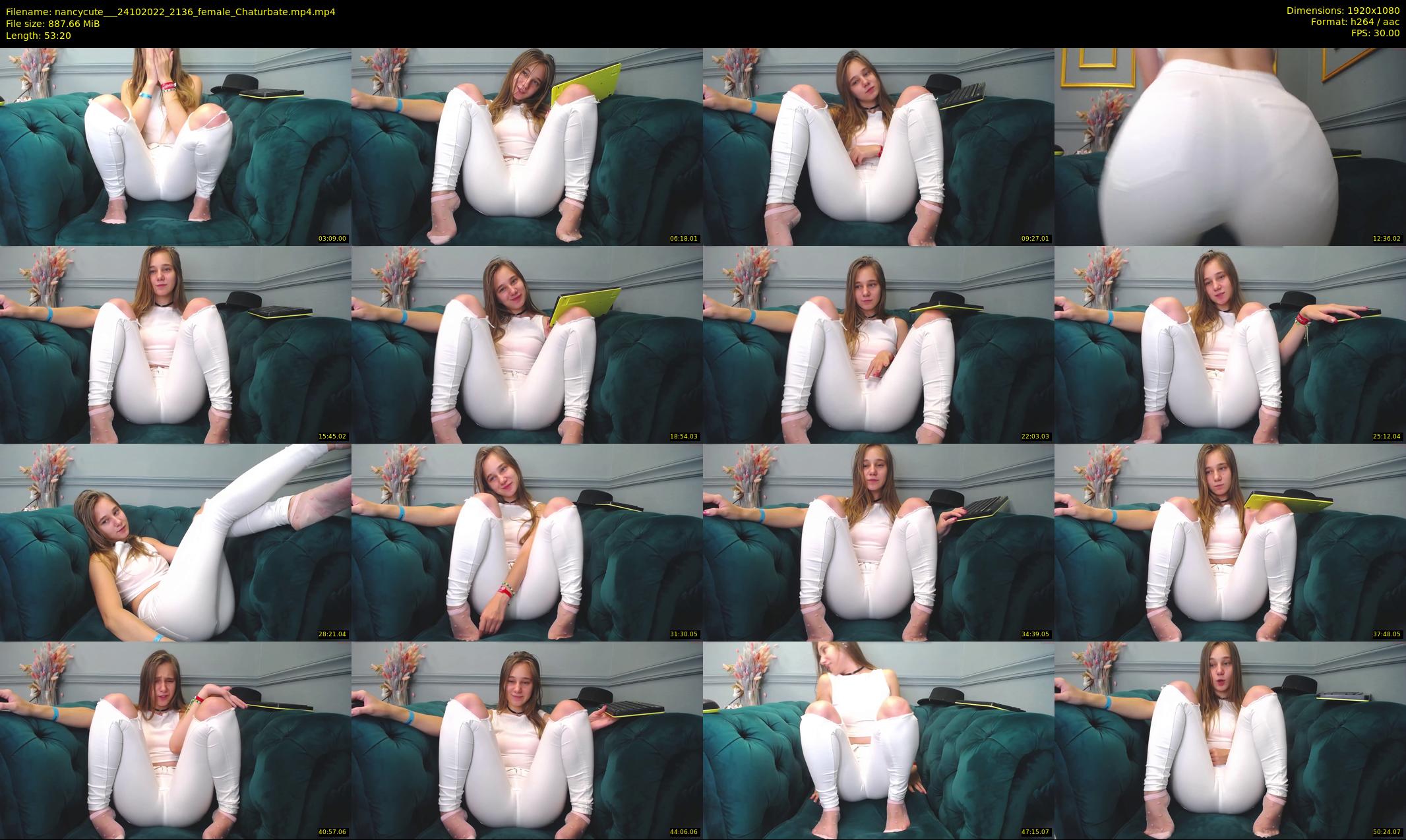 nancycute__ — 54 minute Chaturbate female cam show recording, 1080p, Oct 24, 2022