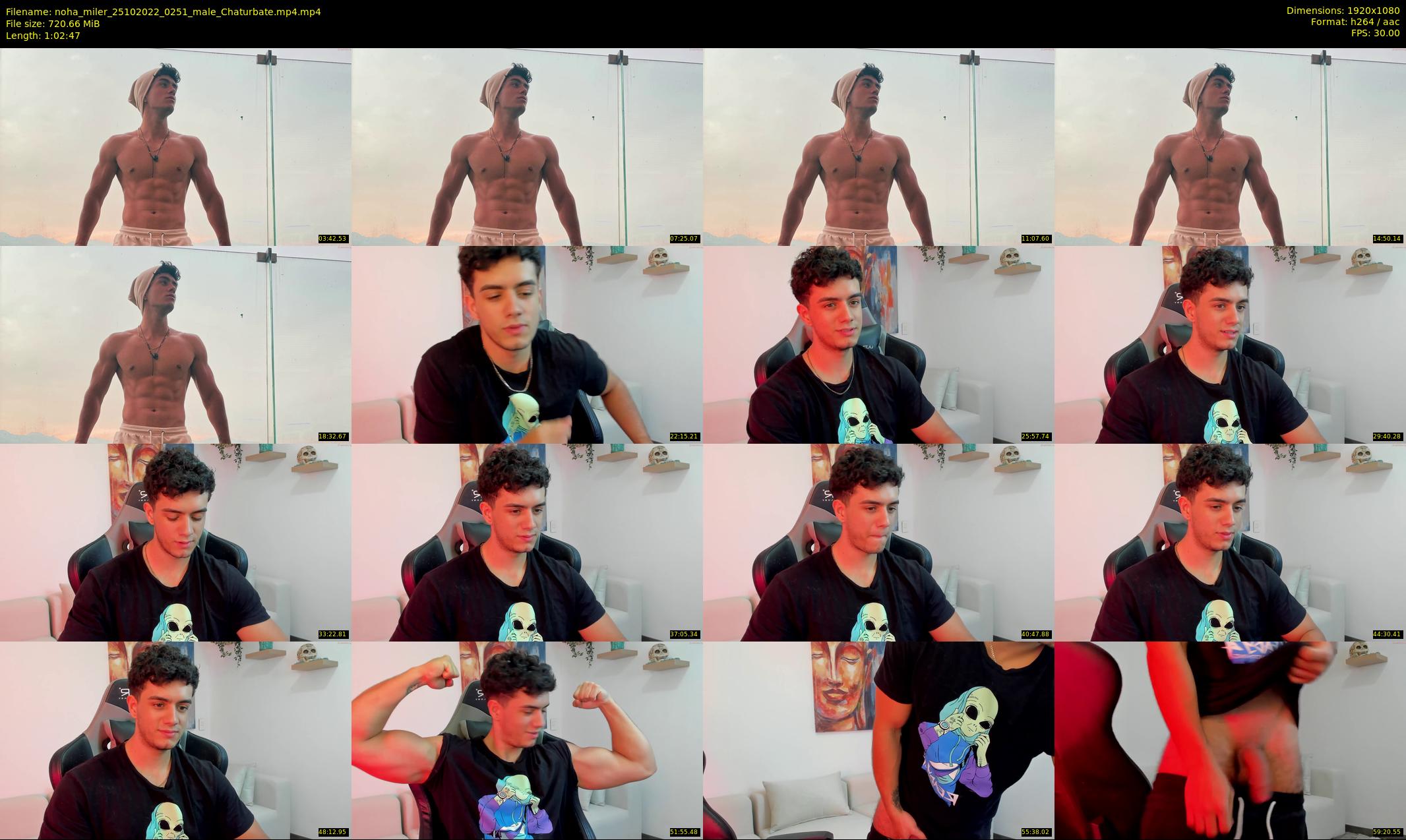 noha_miler — 63 minute Chaturbate male cam show recording, 1080p, Oct 25, 2022