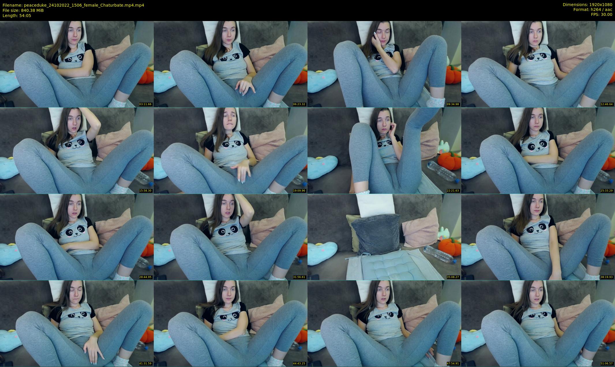 peaceduke — 55 minute Chaturbate female cam show recording, 1080p, Oct 24, 2022