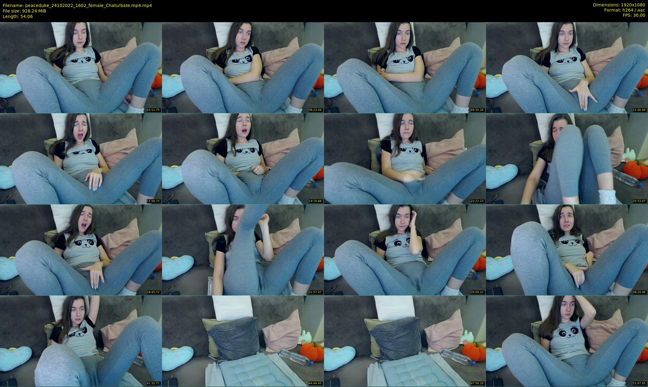 peaceduke — 55 minute Chaturbate female cam show recording, 1080p, Oct 24, 2022