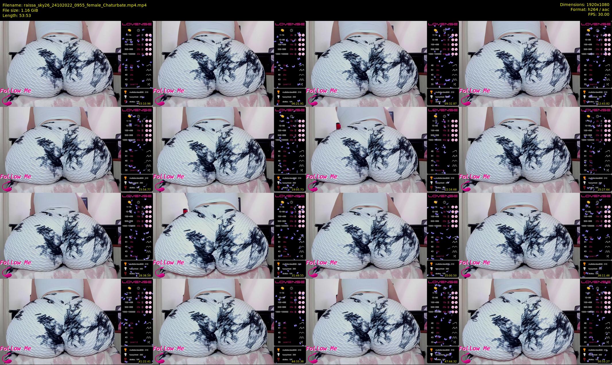 raissa_sky26 — 54 minute Chaturbate female cam show recording, 1080p, Oct 24, 2022