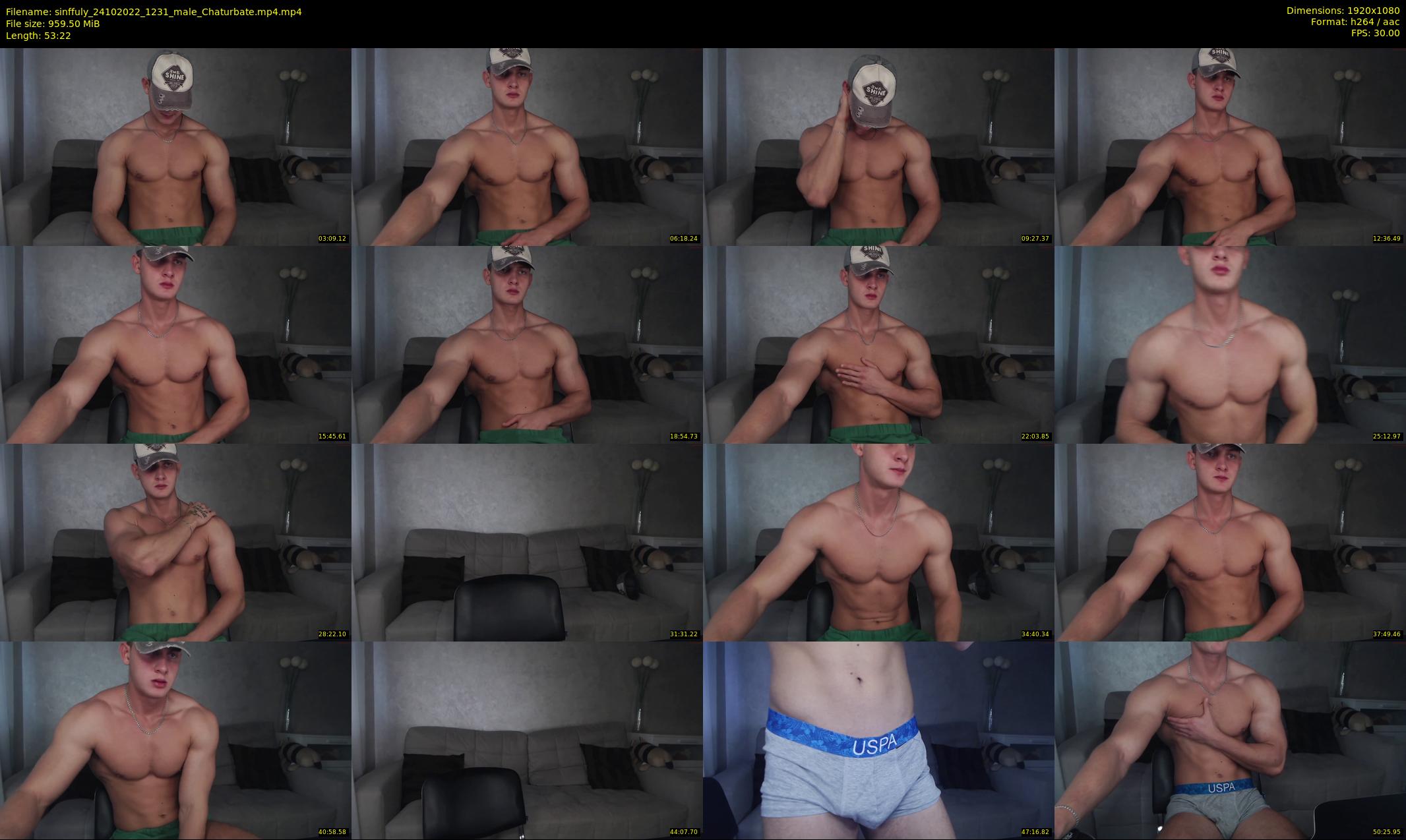 sinffuly — 54 minute Chaturbate male cam show recording, 1080p, Oct 24, 2022