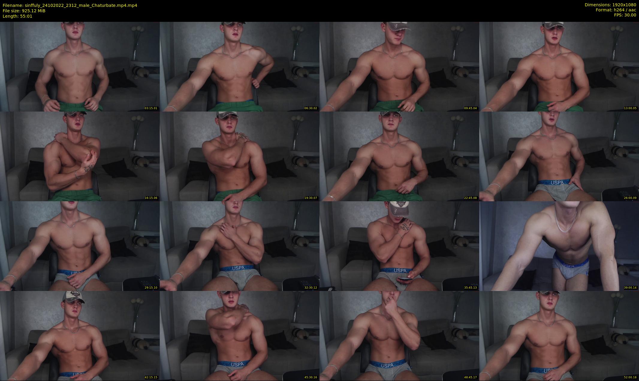 sinffuly — 56 minute Chaturbate male cam show recording, 1080p, Oct 24, 2022