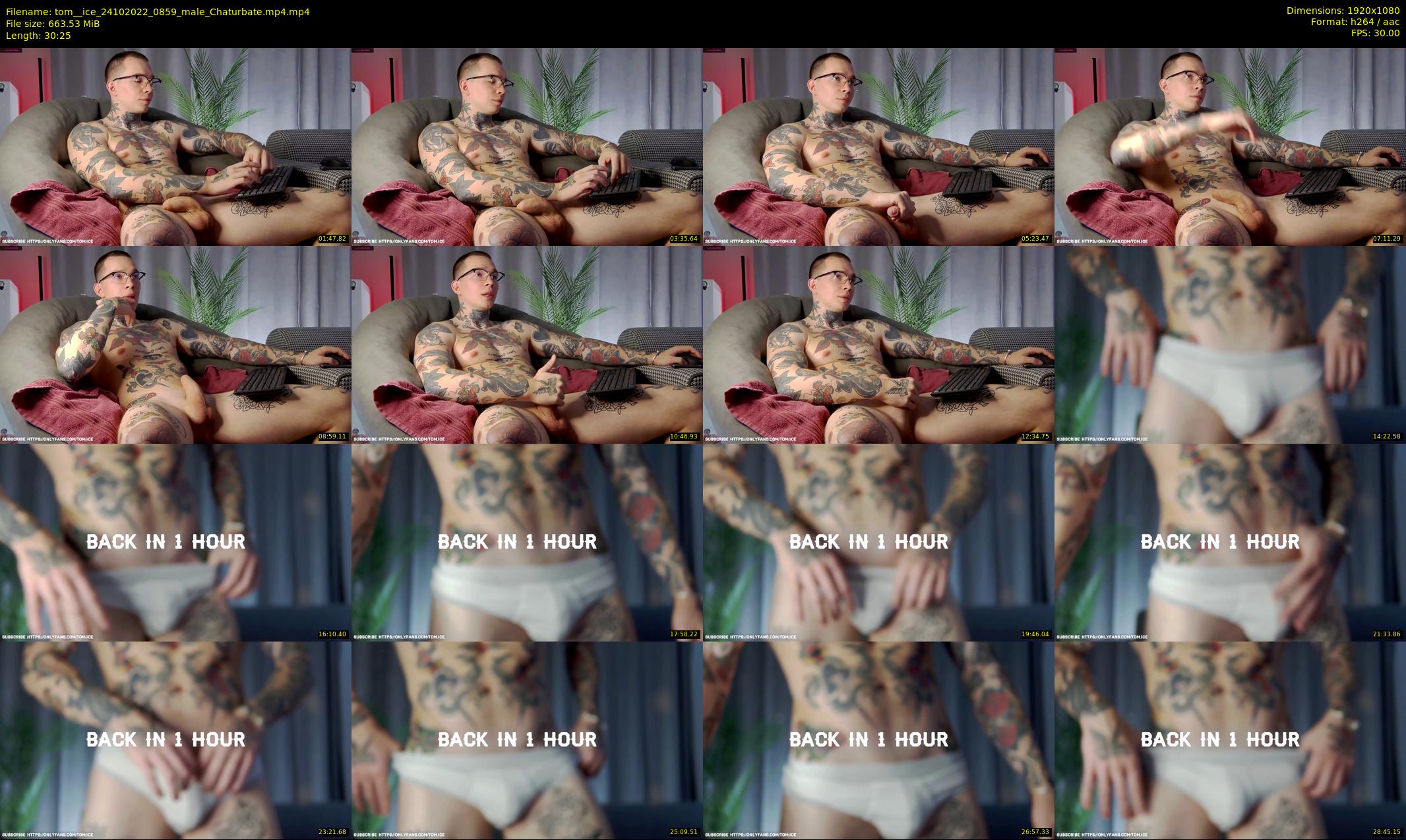 tom__ice — 31 minute Chaturbate male cam show recording, 1080p, Oct 24, 2022