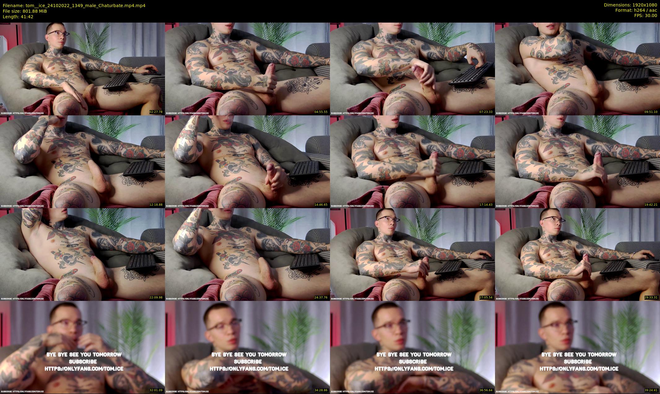tom__ice — 42 minute Chaturbate male cam show recording, 1080p, Oct 24, 2022