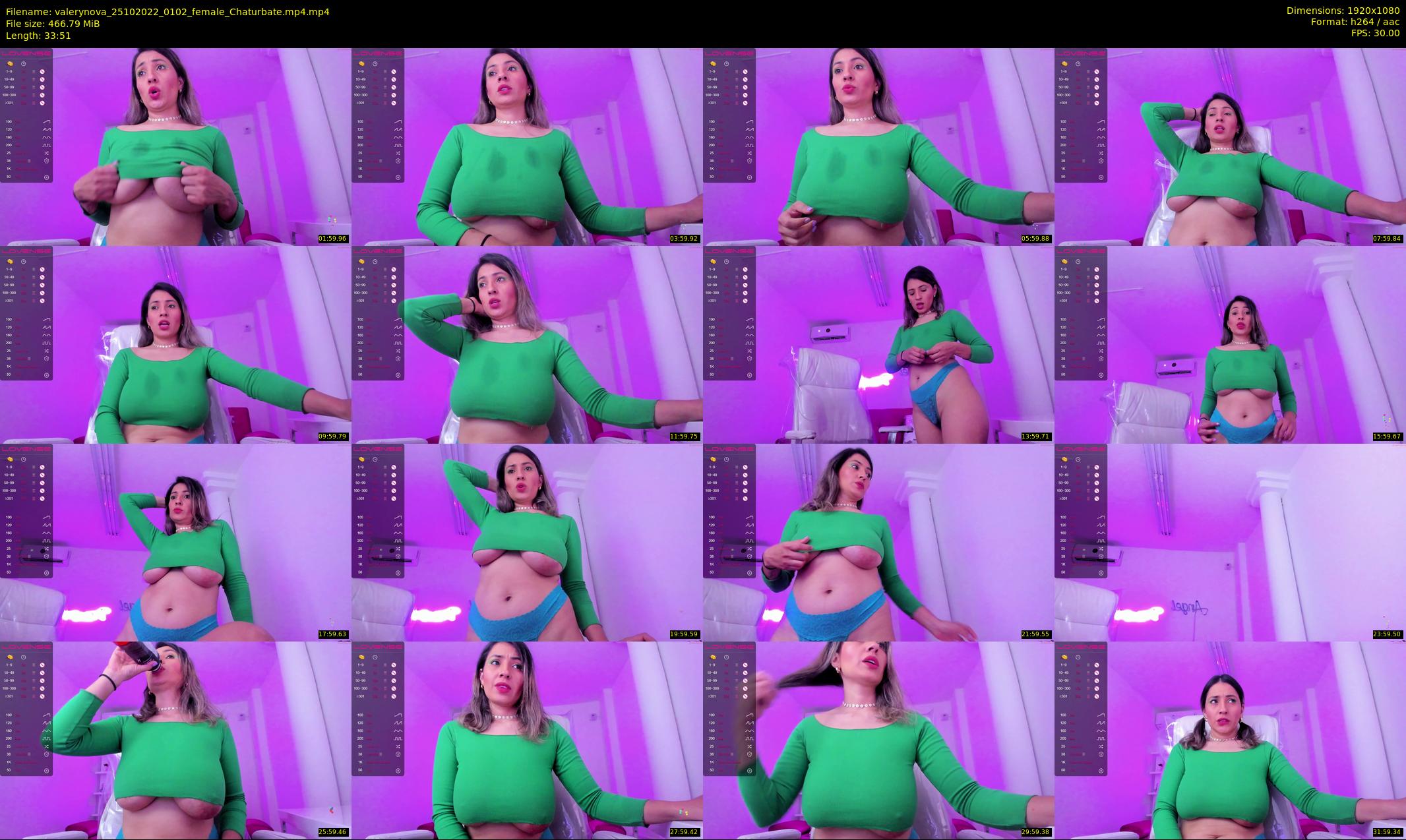 valerynova — 34 minute Chaturbate female cam show recording, 1080p, Oct 25, 2022