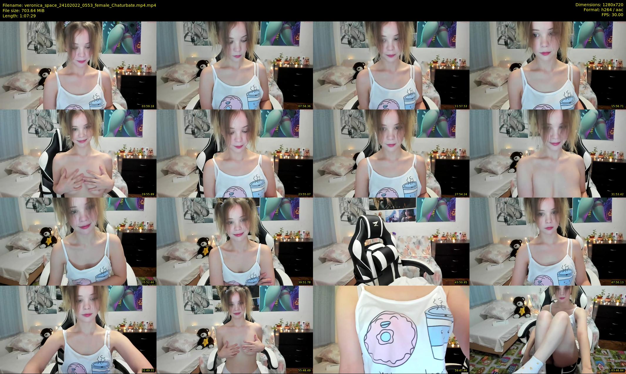 veronica_space — 68 minute Chaturbate female cam show recording, 720p, Oct 24, 2022