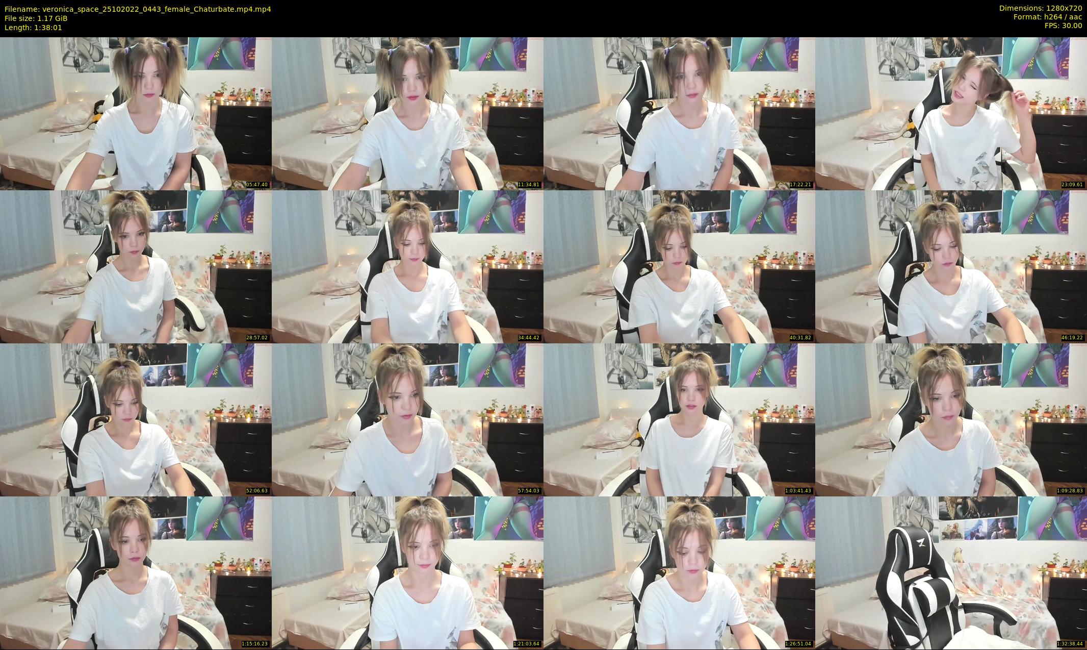 veronica_space — 99 minute Chaturbate female cam show recording, 720p, Oct 25, 2022