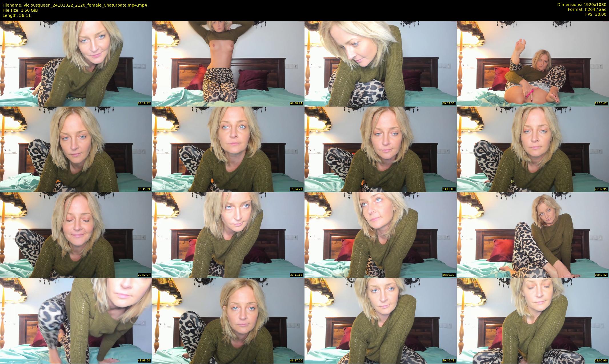 viciousqueen — 57 minute Chaturbate female cam show recording, 1080p, Oct 24, 2022