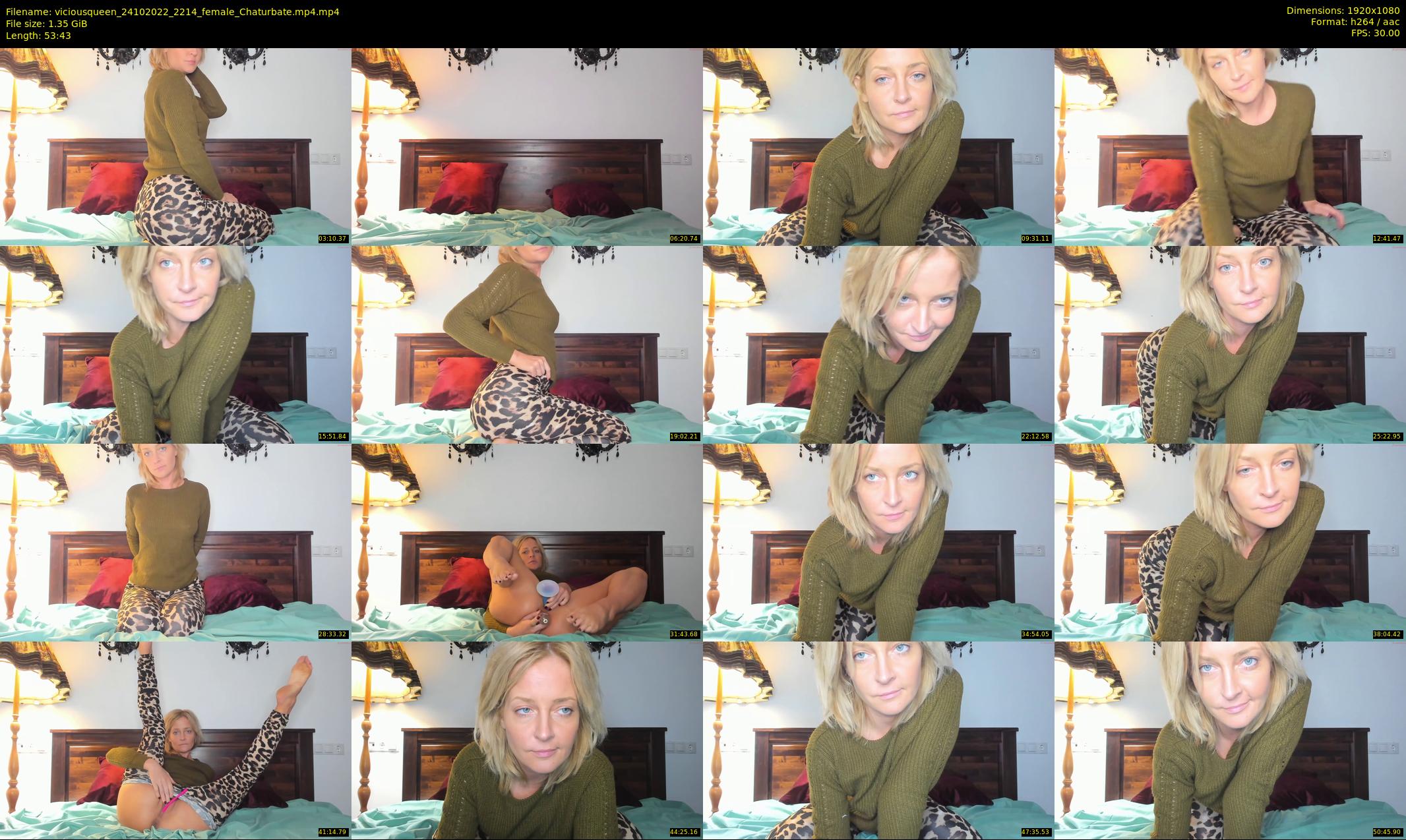 viciousqueen — 54 minute Chaturbate female cam show recording, 1080p, Oct 24, 2022