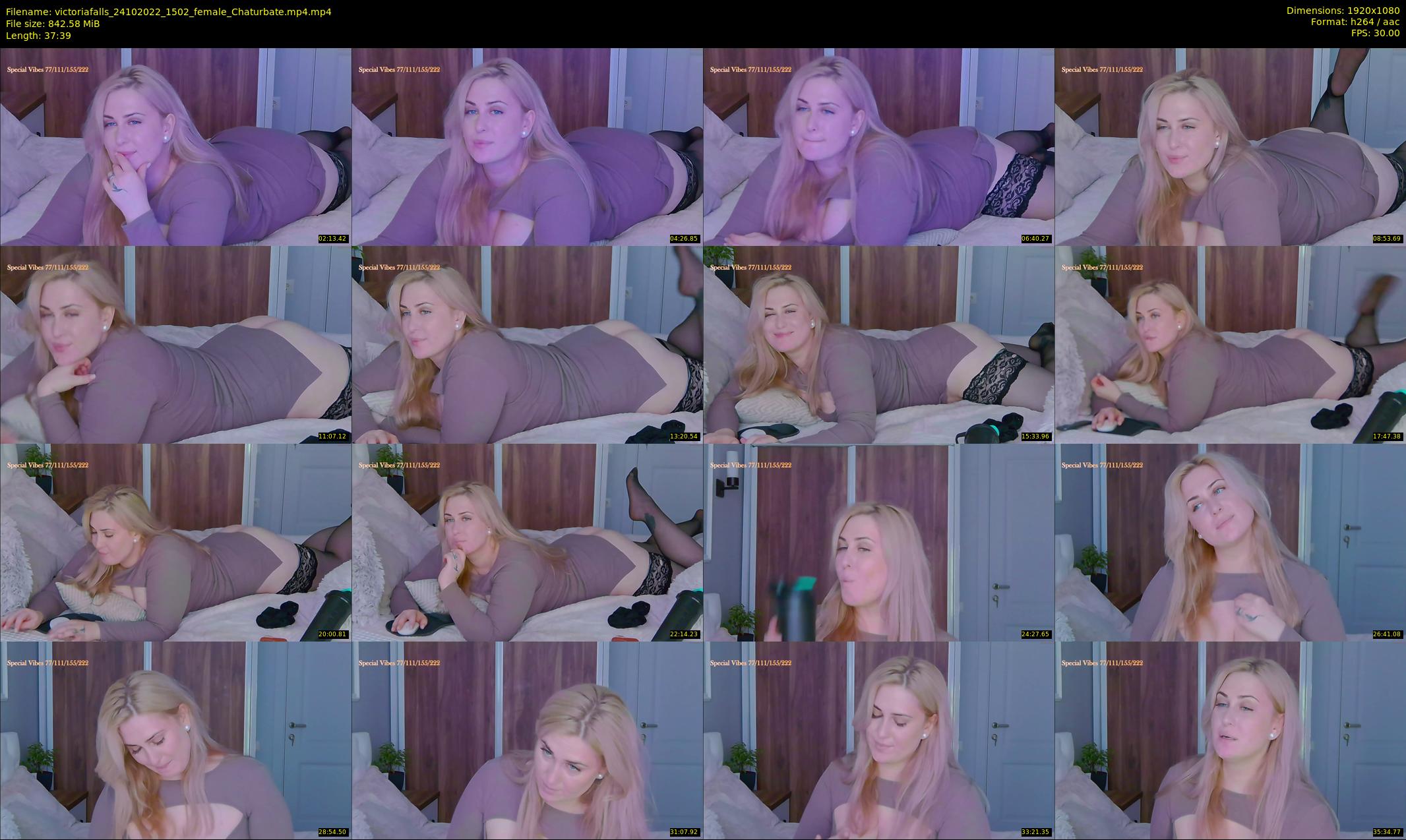 victoriafalls — 38 minute Chaturbate female cam show recording, 1080p, Oct 24, 2022