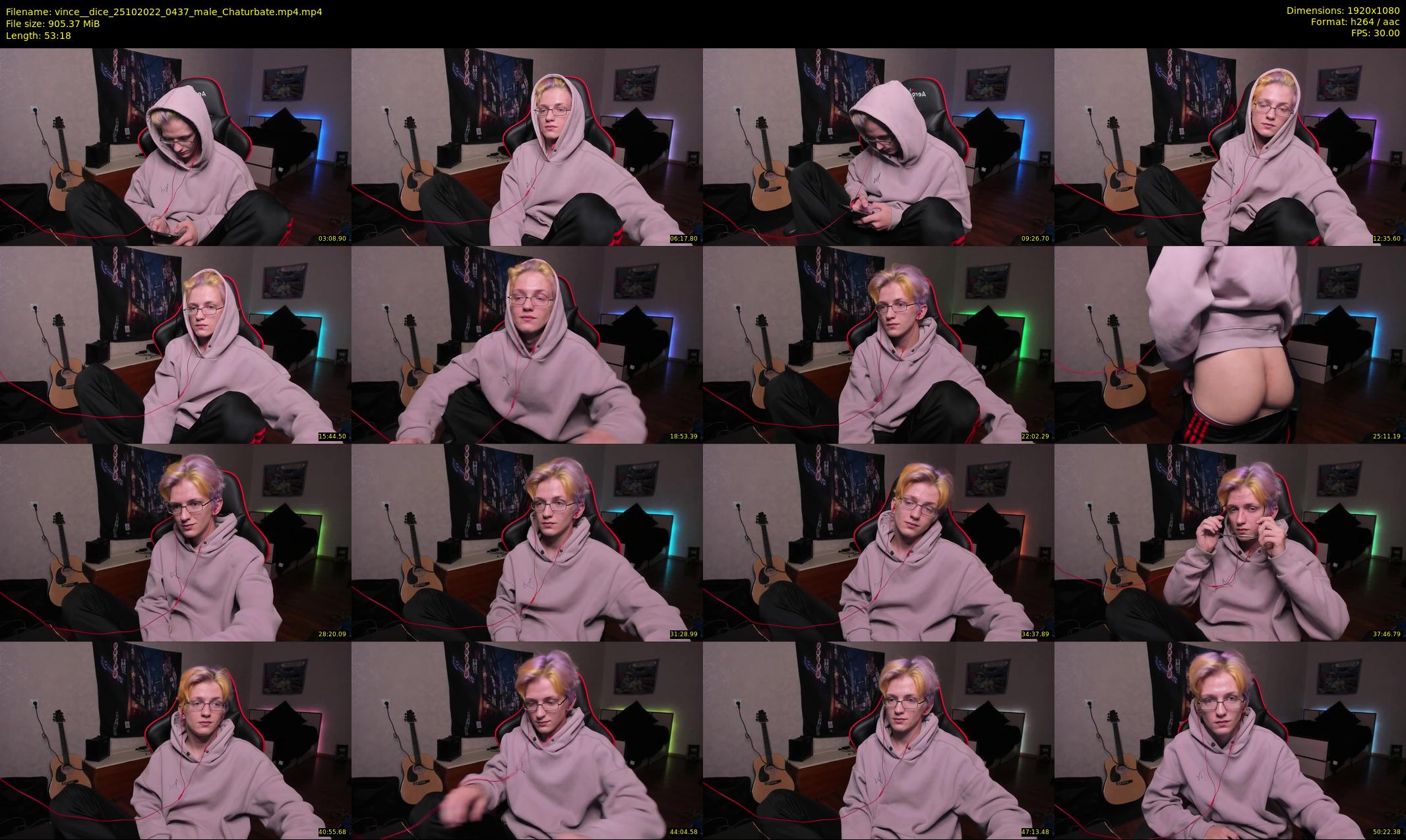 vince__dice — 54 minute Chaturbate male cam show recording, 1080p, Oct 25, 2022