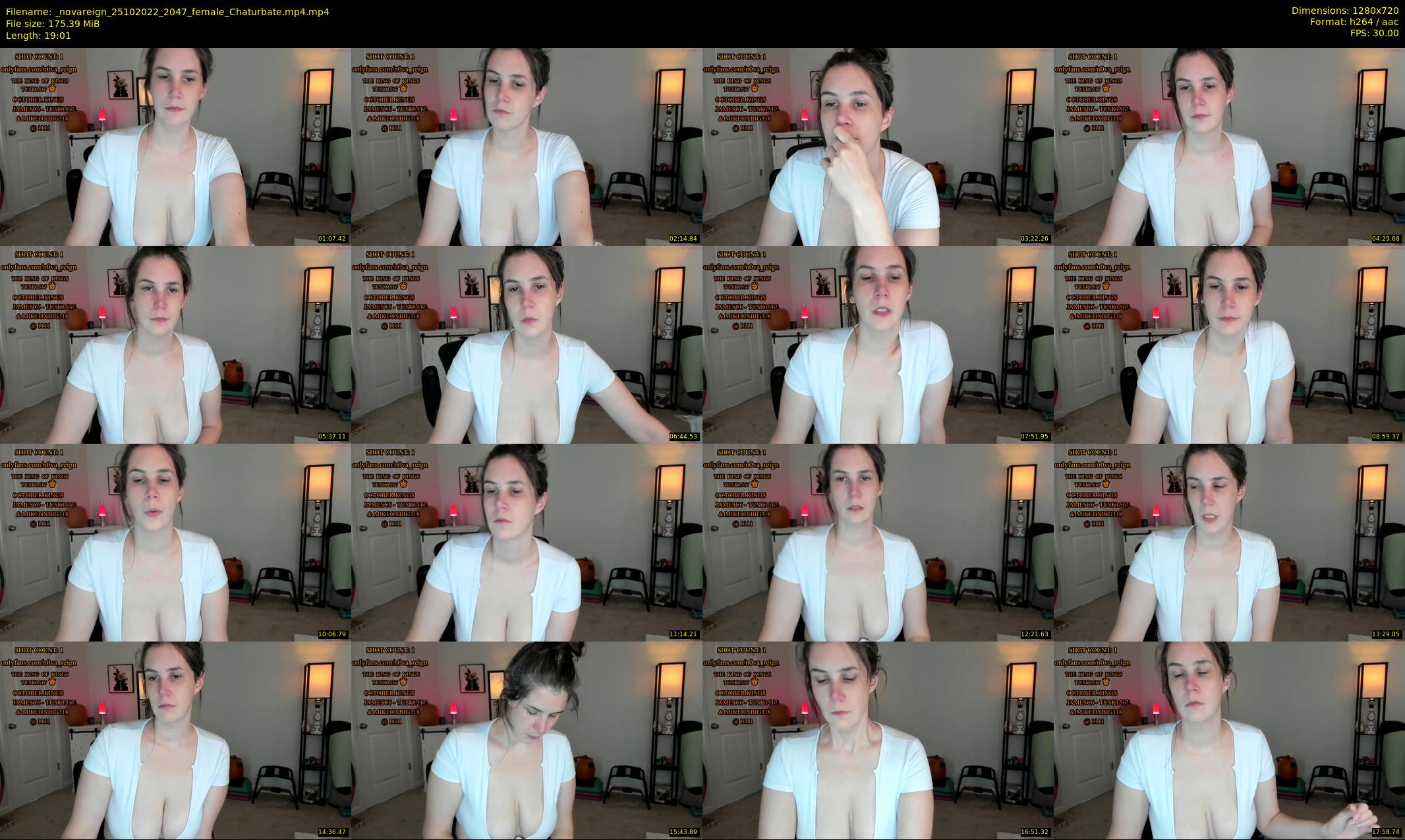 _novareign — 20 minute Chaturbate female cam show recording, 720p, Oct 25, 2022