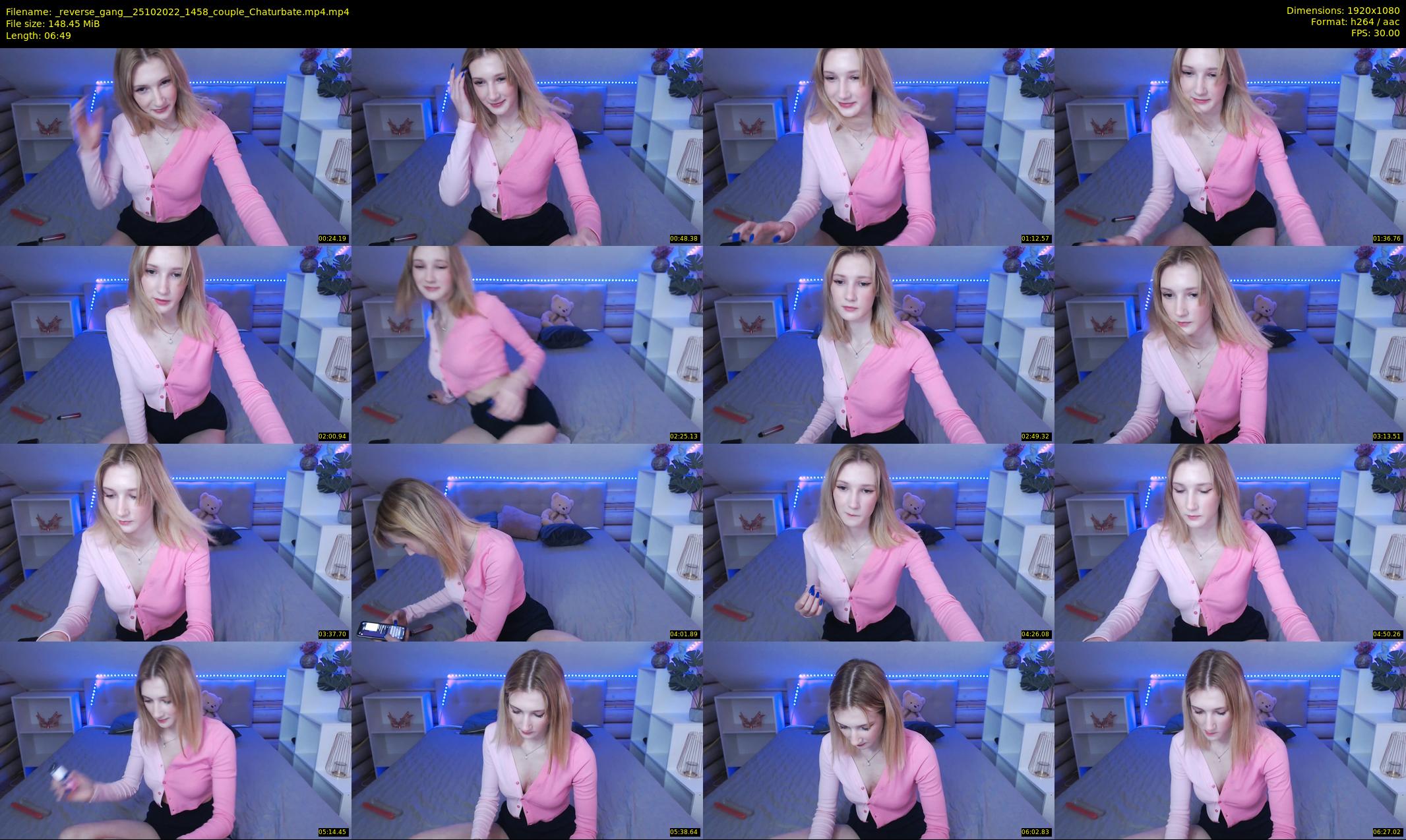 _reverse_gang_ — 7 minute Chaturbate couple cam show recording, 1080p, Oct 25, 2022