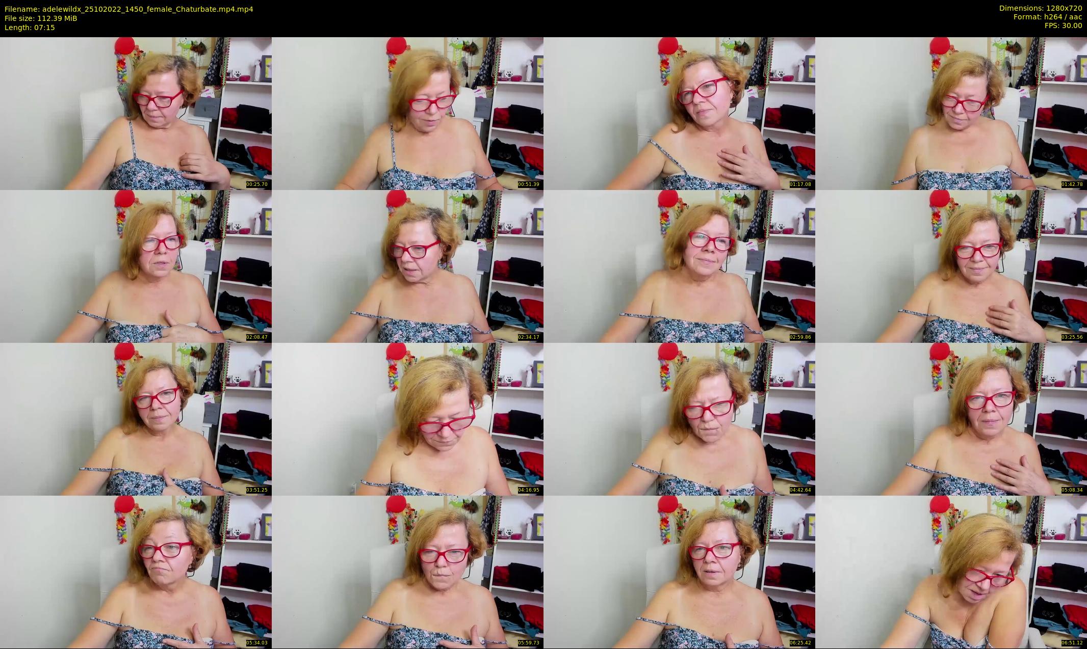 adelewildx — 8 minute Chaturbate female cam show recording, 720p, Oct 25, 2022