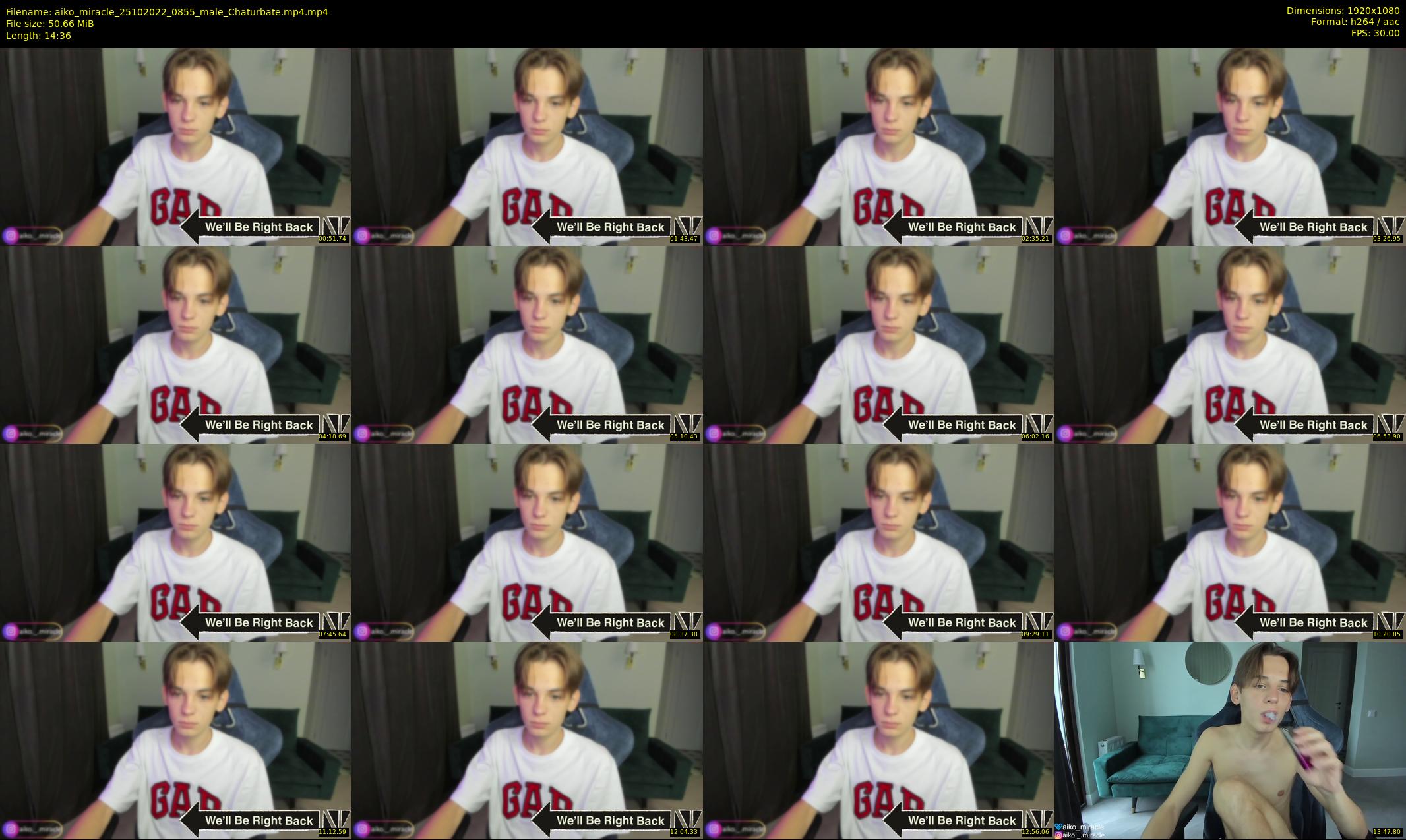 aiko_miracle — 15 minute Chaturbate male cam show recording, 1080p, Oct 25, 2022
