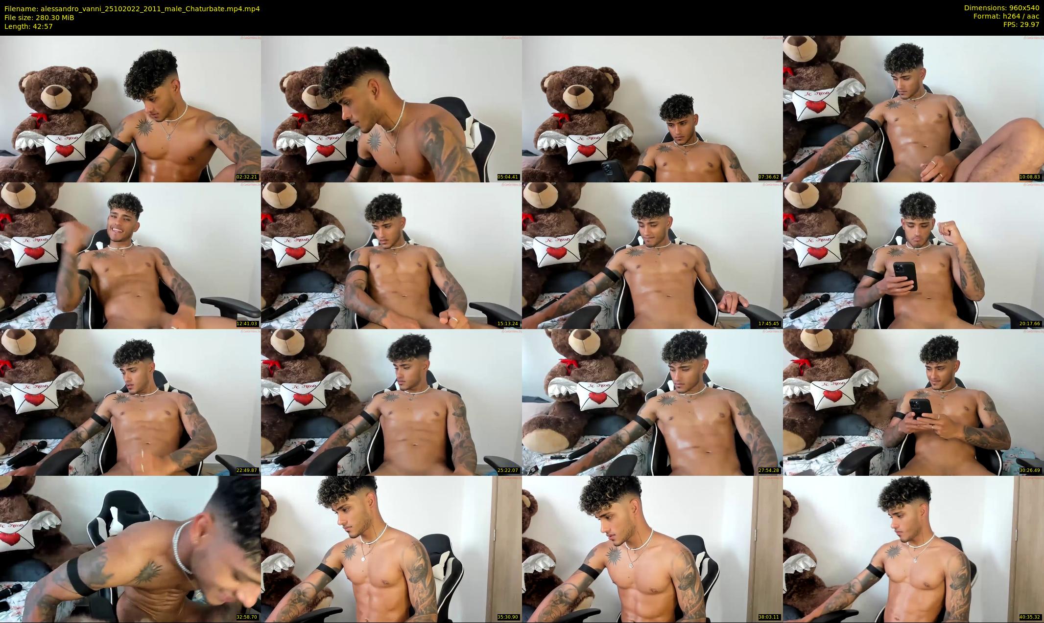 alessandro_vanni — 43 minute Chaturbate male cam show recording, 480p, Oct 25, 2022