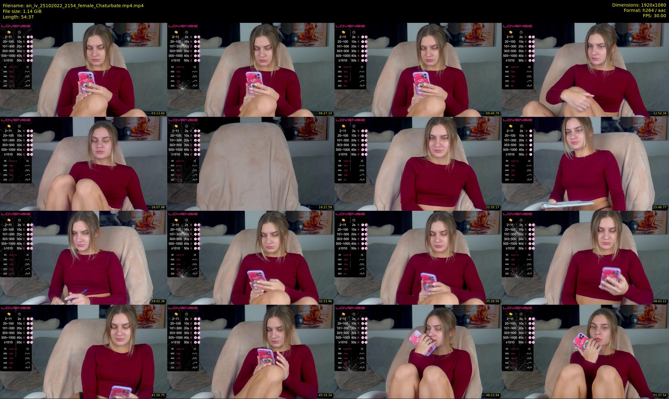 an_iv — 55 minute Chaturbate female cam show recording, 1080p, Oct 25, 2022