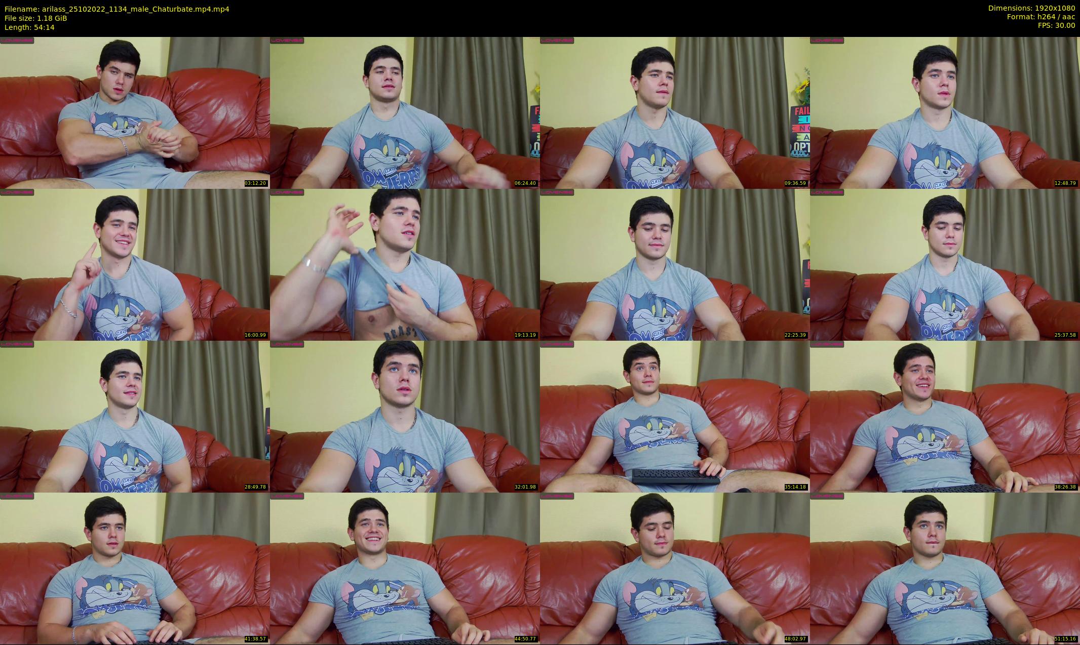 arilass — 55 minute Chaturbate male cam show recording, 1080p, Oct 25, 2022