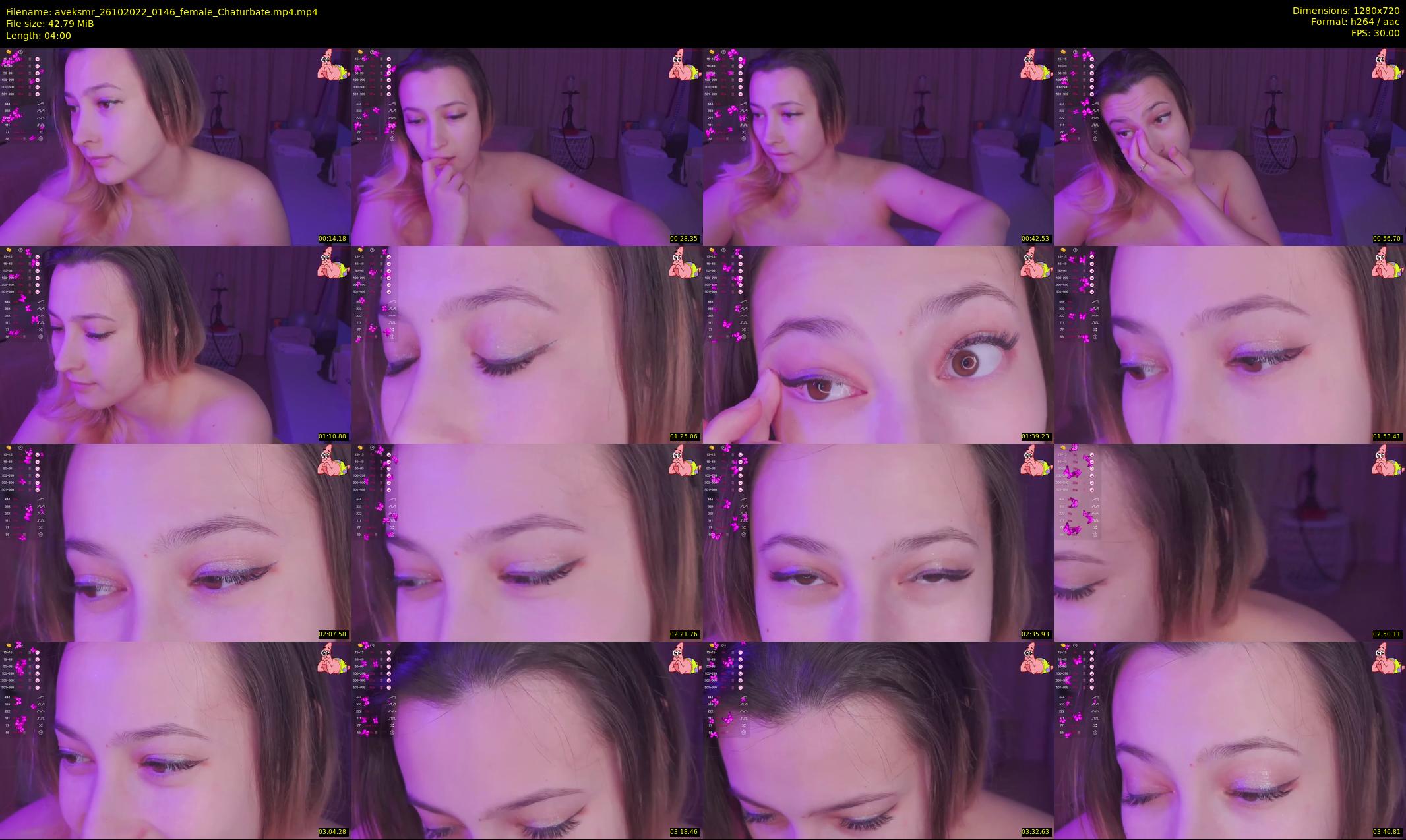 aveksmr — 4 minute Chaturbate couple cam show recording, 720p, Oct 26, 2022