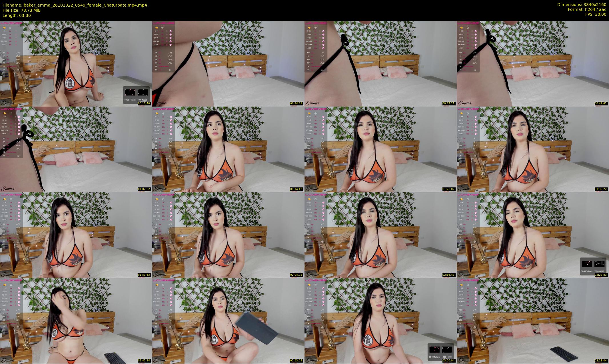 baker_emma — 4 minute Chaturbate female cam show recording, 4K, Oct 26, 2022