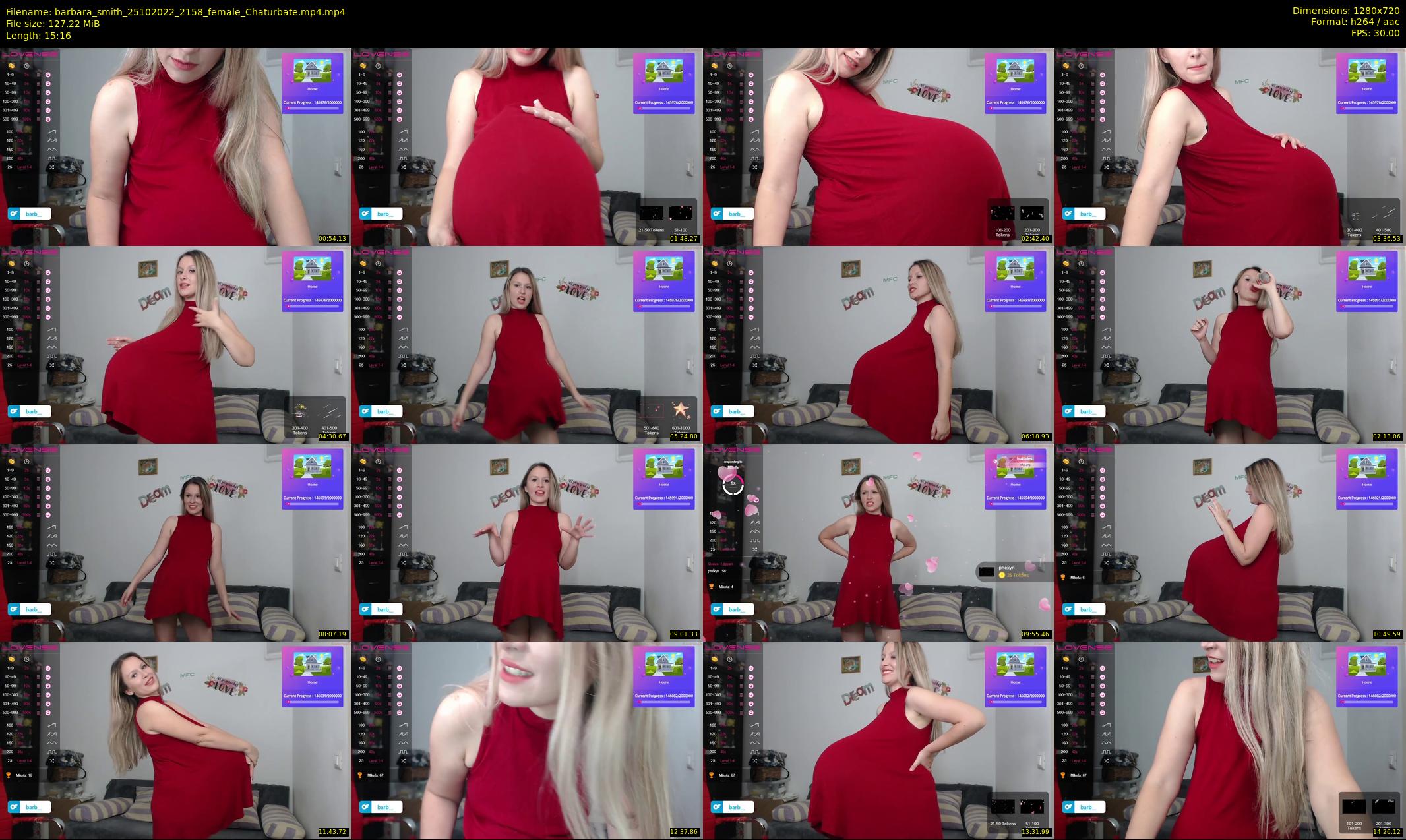 barbara_smith — 16 minute Chaturbate female cam show recording, 720p, Oct 25, 2022