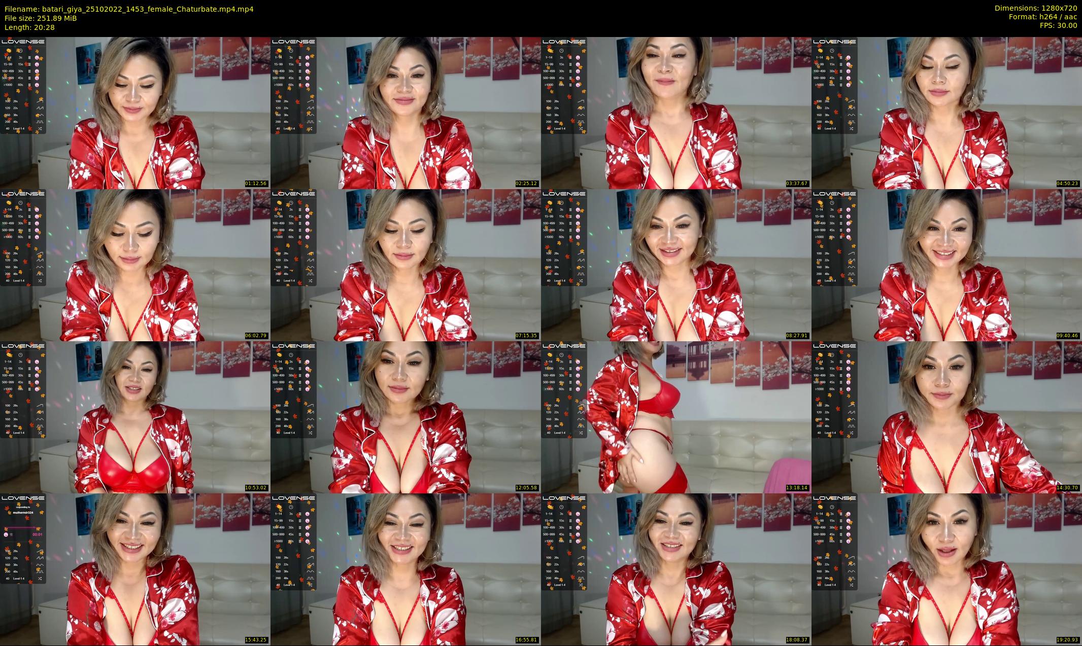 batari_giya — 21 minute Chaturbate female cam show recording, 720p, Oct 25, 2022