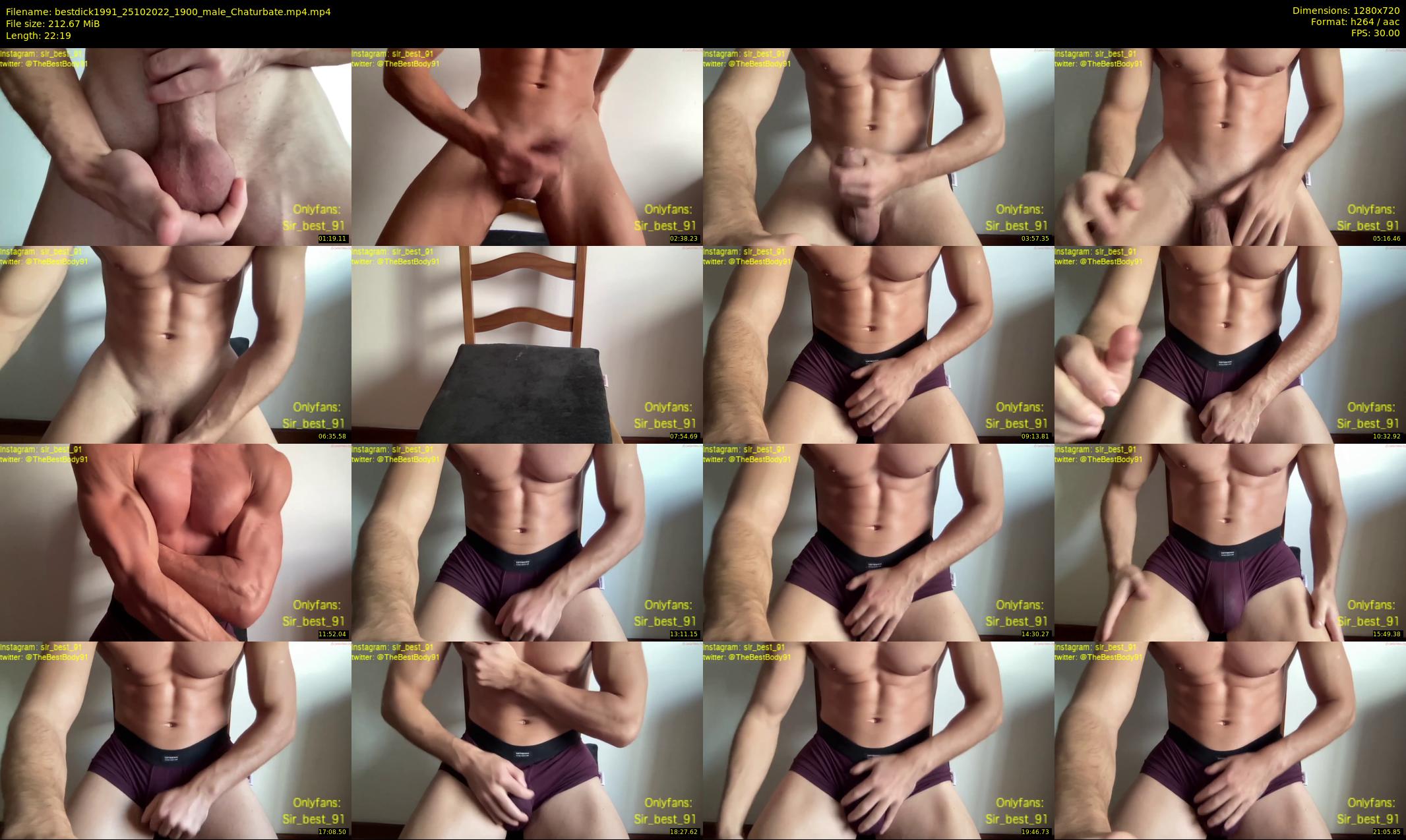 bestdick1991 — 23 minute Chaturbate male cam show recording, 720p, Oct 25, 2022