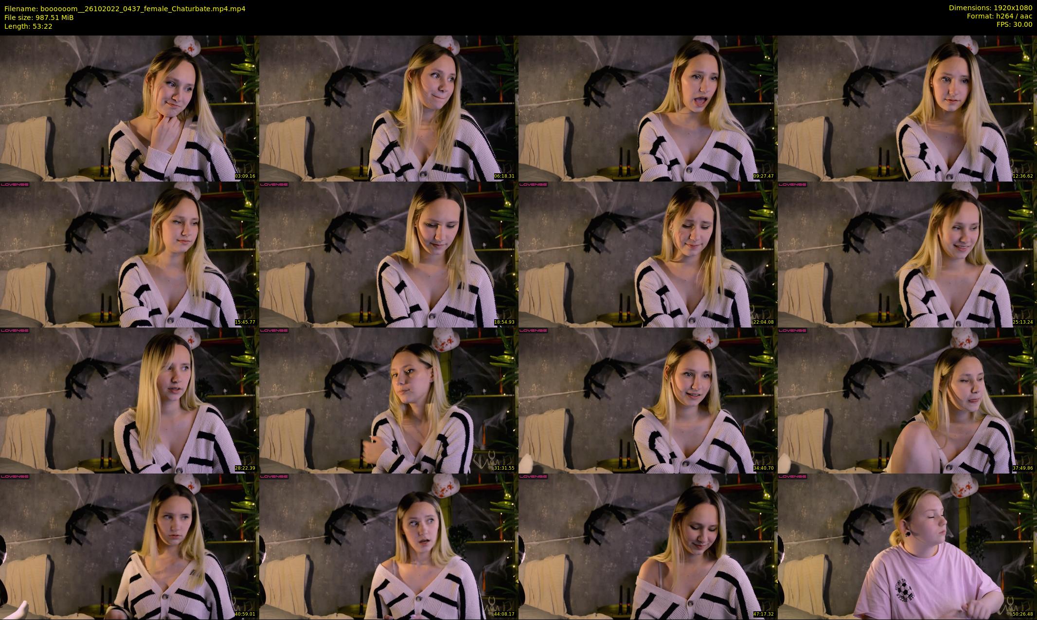 boooooom_ — 54 minute Chaturbate female cam show recording, 1080p, Oct 26, 2022