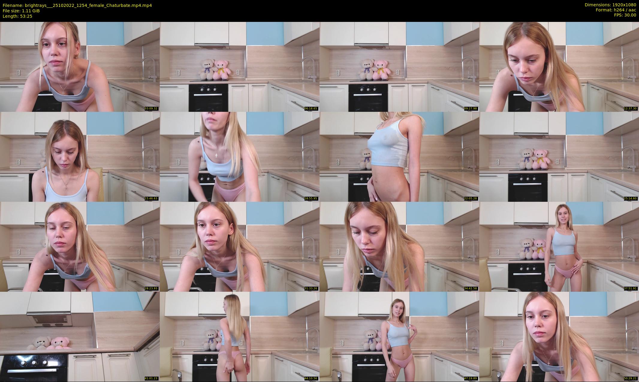 brightrays__ — 54 minute Chaturbate female cam show recording, 1080p, Oct 25, 2022