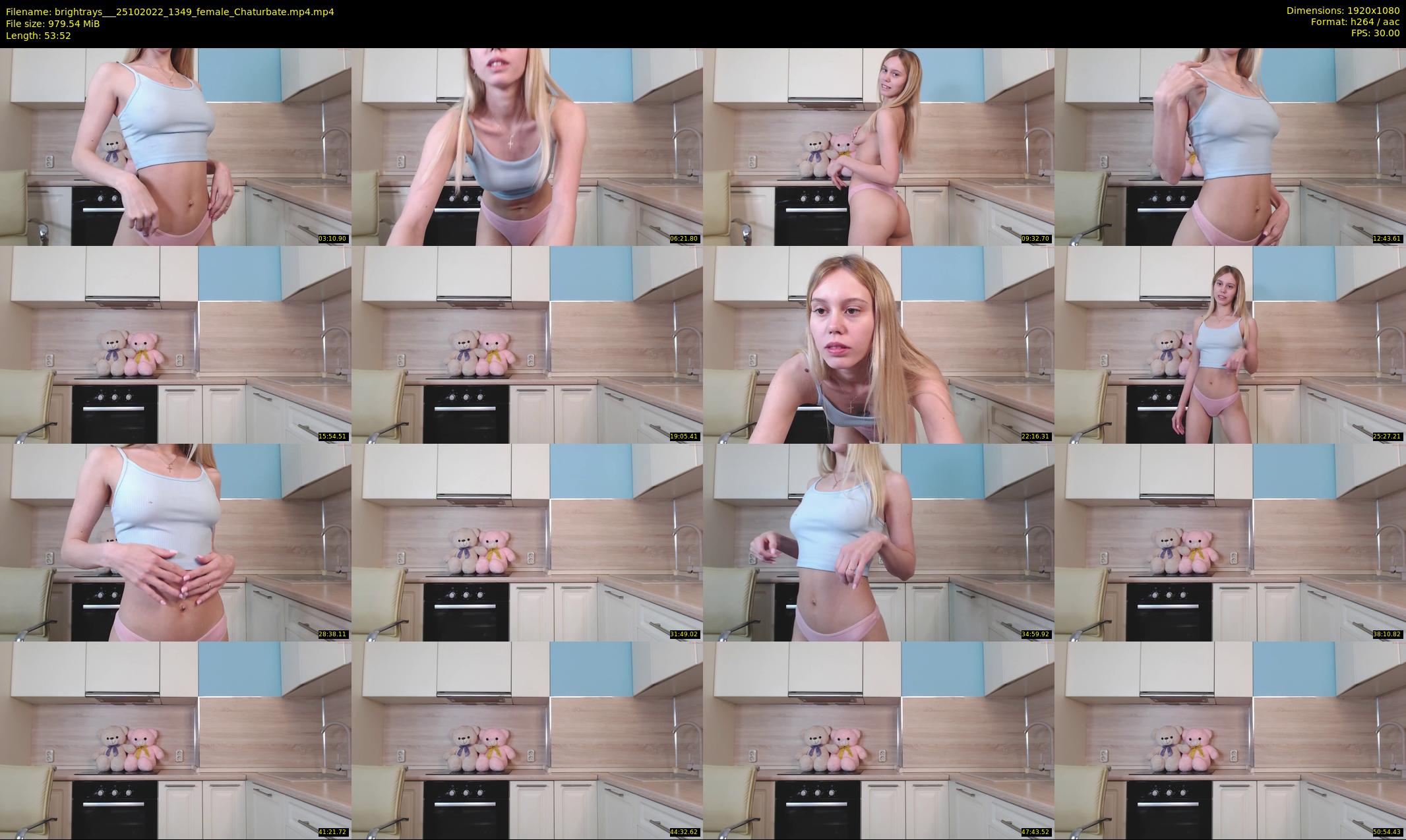 brightrays__ — 54 minute Chaturbate female cam show recording, 1080p, Oct 25, 2022