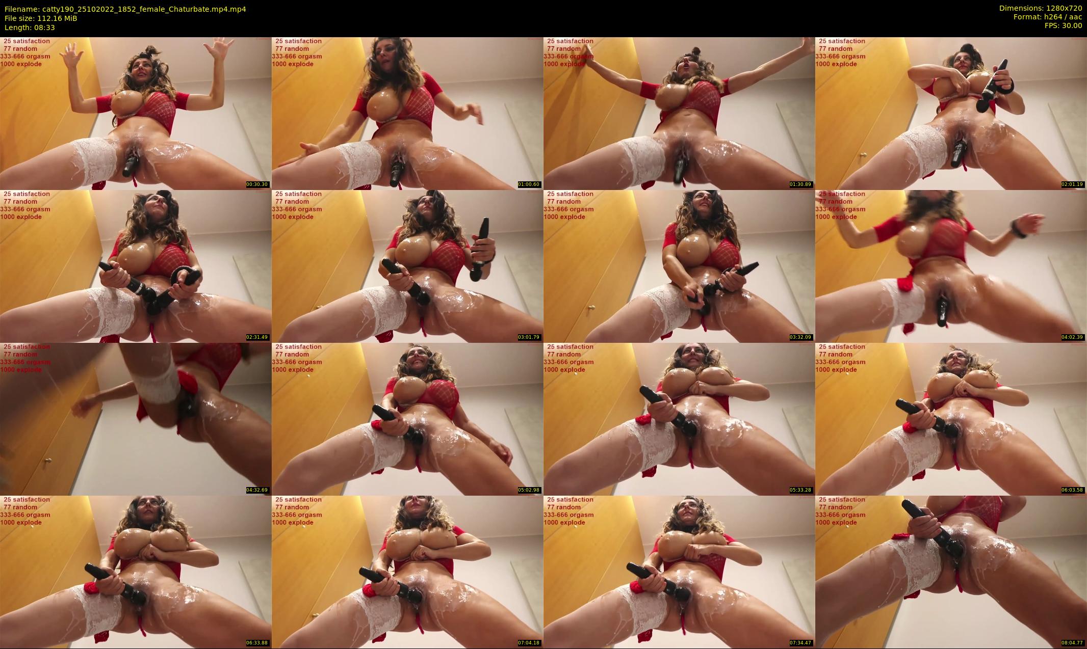 catty190 — 9 minute Chaturbate female cam show recording, 720p, Oct 25, 2022