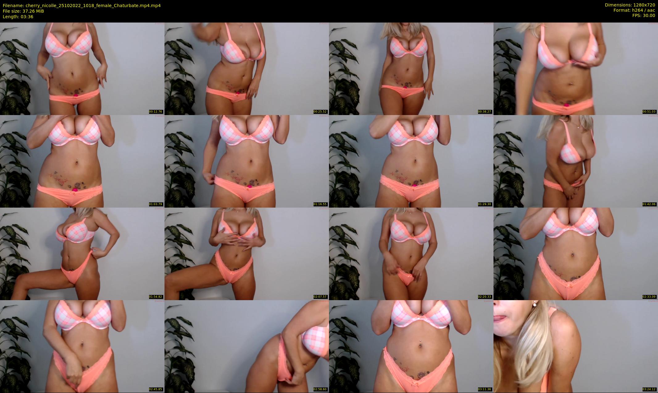 cherry_nicolle — 4 minute Chaturbate female cam show recording, 720p, Oct 25, 2022