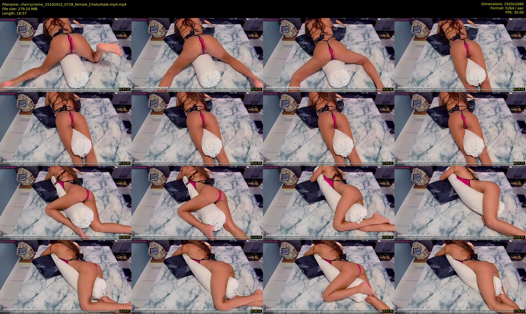 cherrycreme — 19 minute Chaturbate female cam show recording, 1080p, Oct 25, 2022
