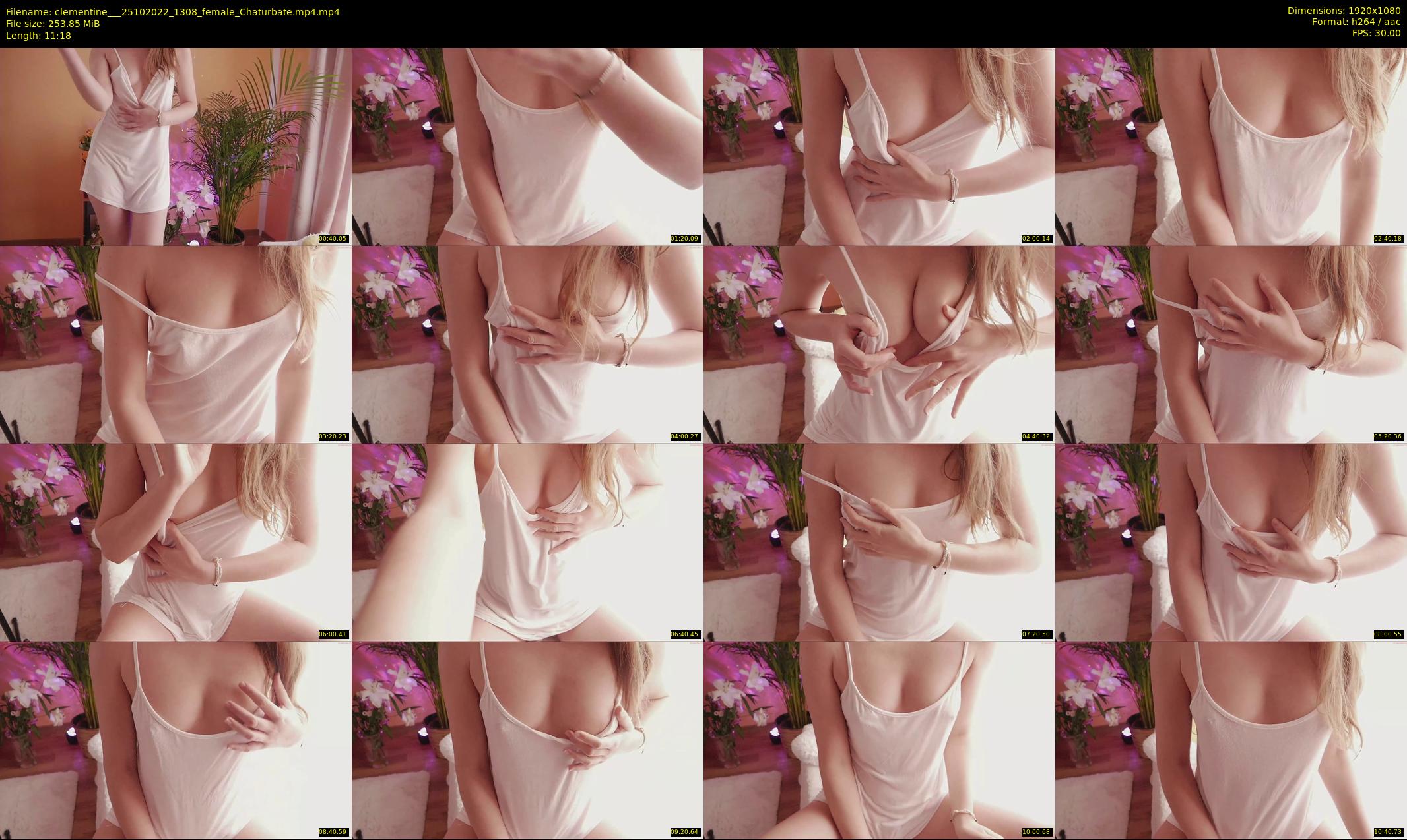 clementine__ — 12 minute Chaturbate female cam show recording, 1080p, Oct 25, 2022