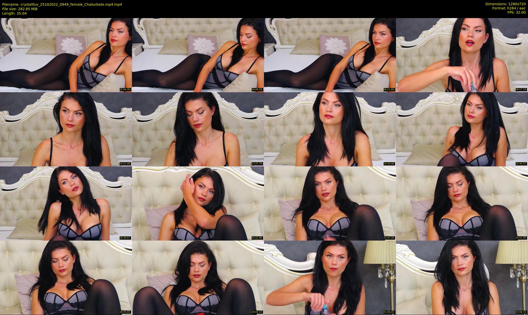 crystallluv — 36 minute Chaturbate female cam show recording, 720p, Oct 25, 2022